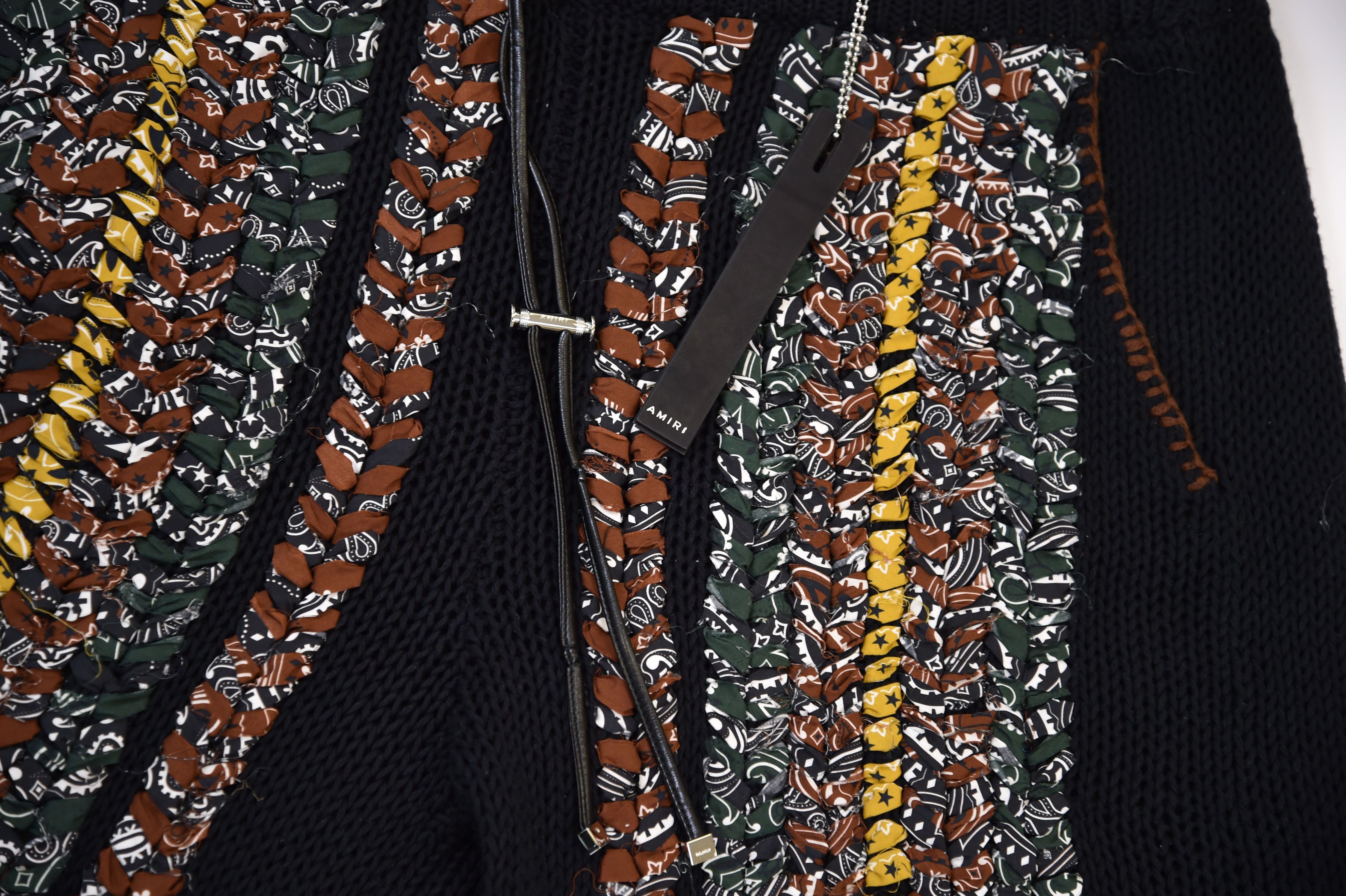 Amiri Bandana Knit Shorts - Image 3