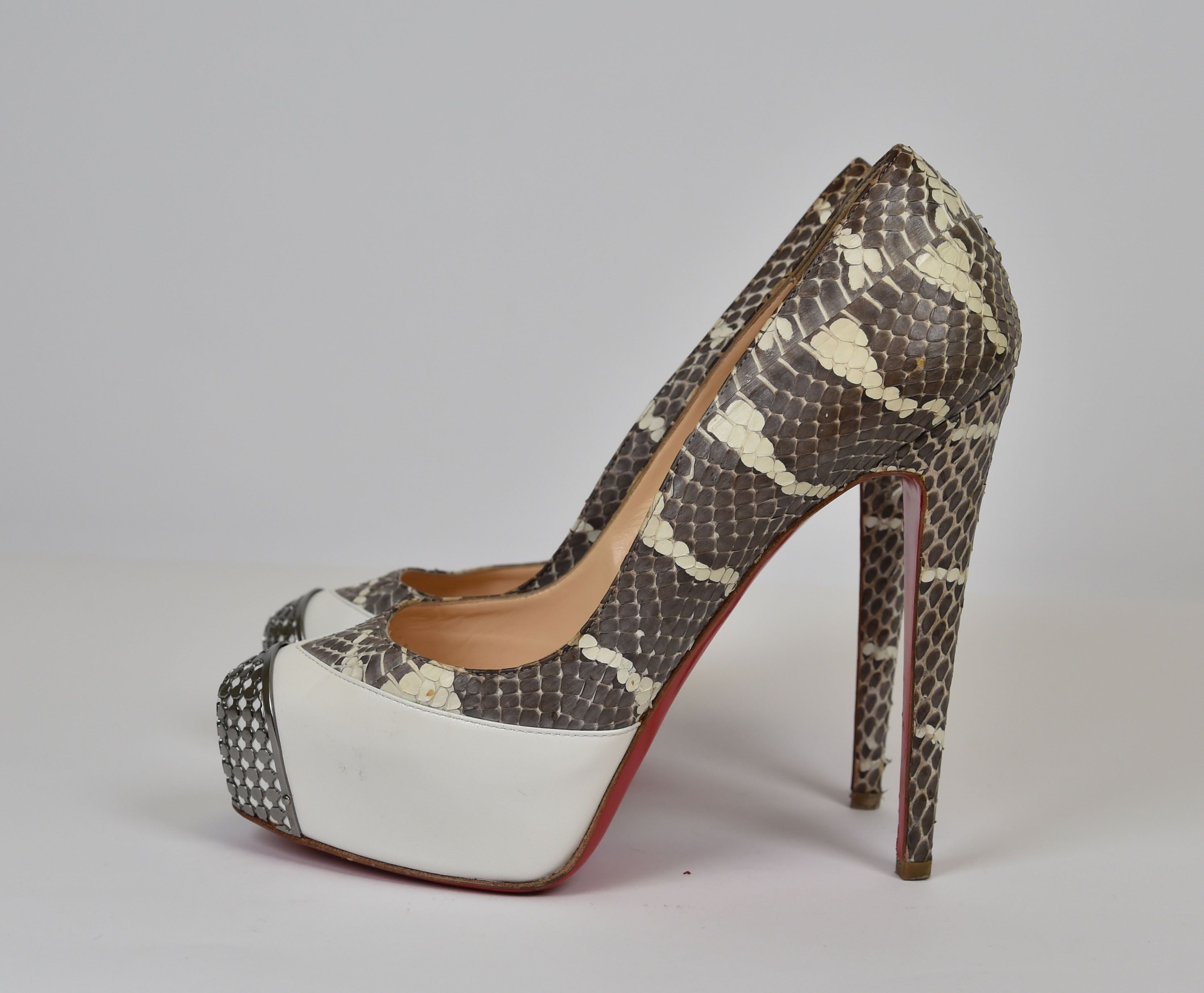 Christian Louboutin Daffodile (python cap-toe platform pump) - Image 11