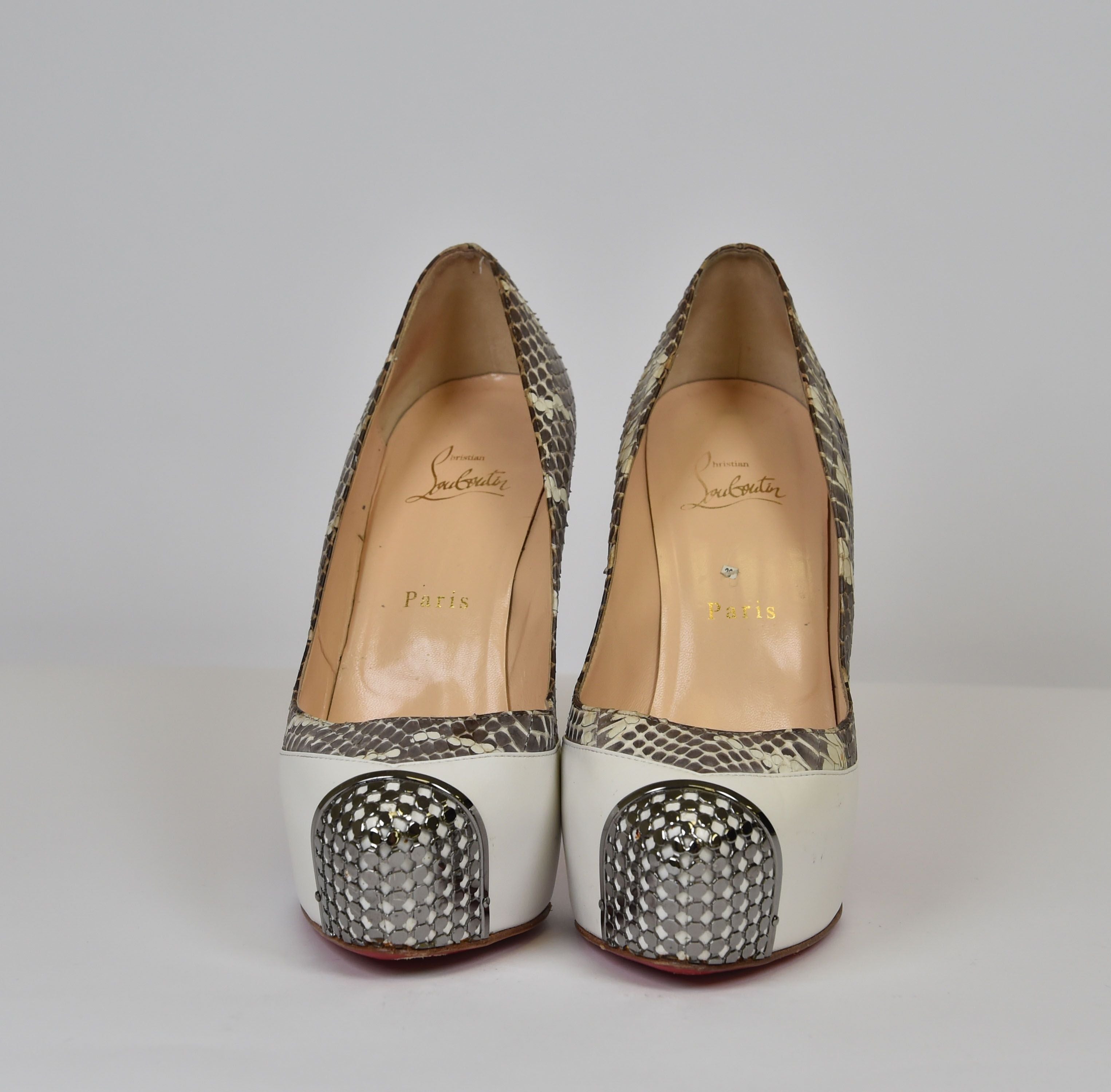 Christian Louboutin Daffodile (python cap-toe platform pump) - Image 15