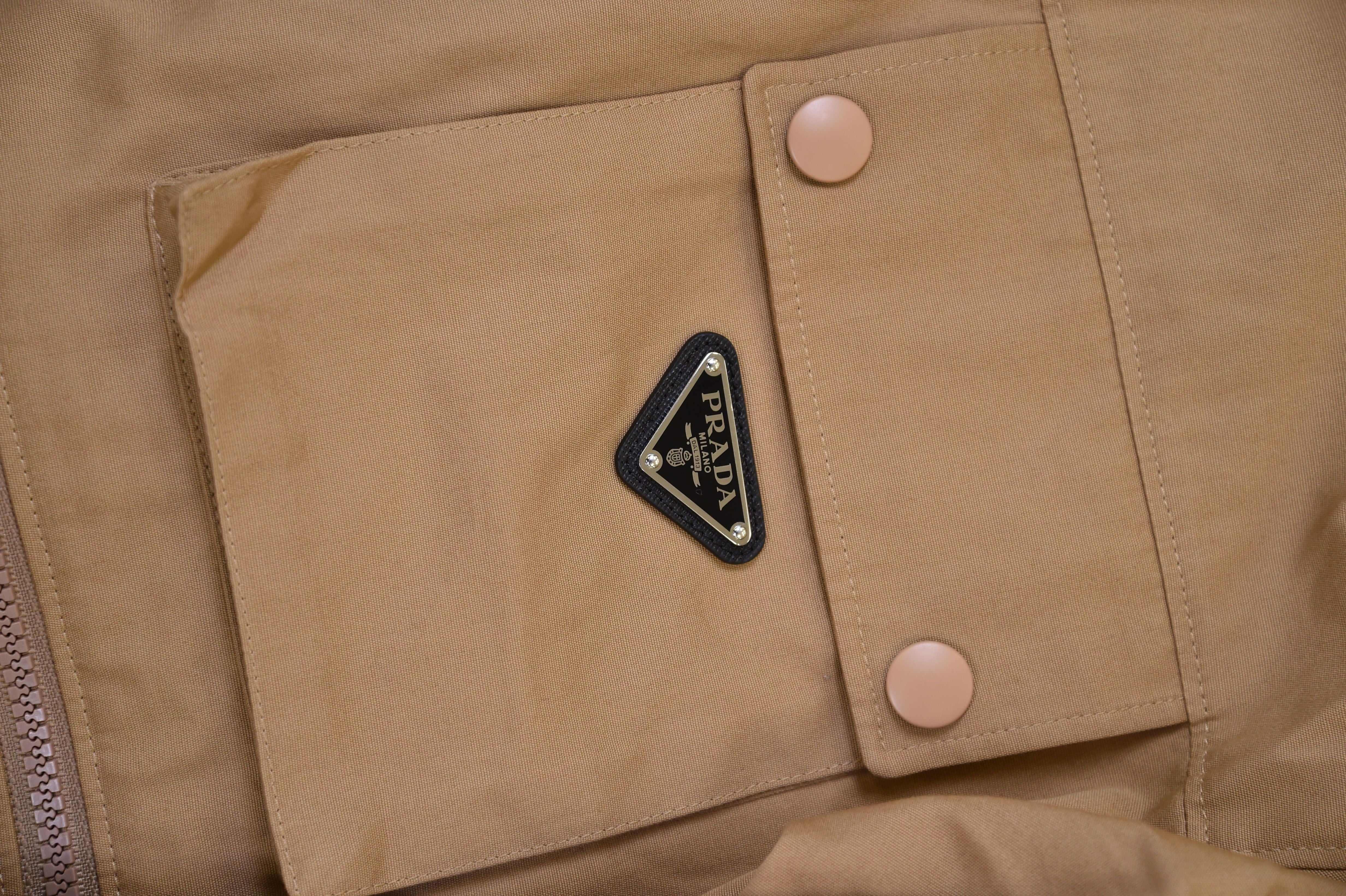 Prada Multi-Pocket Cotton Gabardine Field Jacket - Image 4