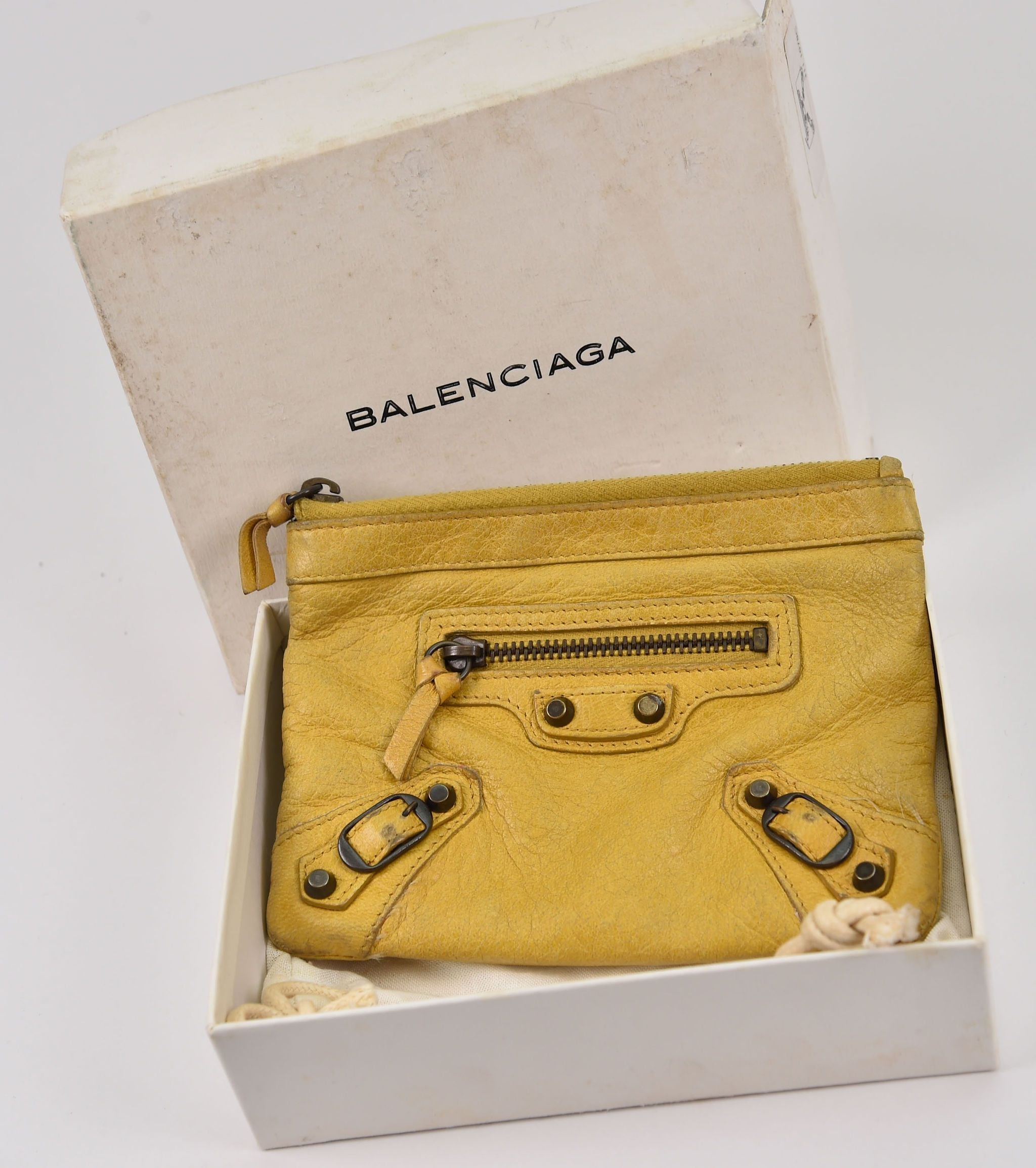 Balenciaga Classic Studs Zip Pouch / Coin Purse (Giant Hardware) - Image 2