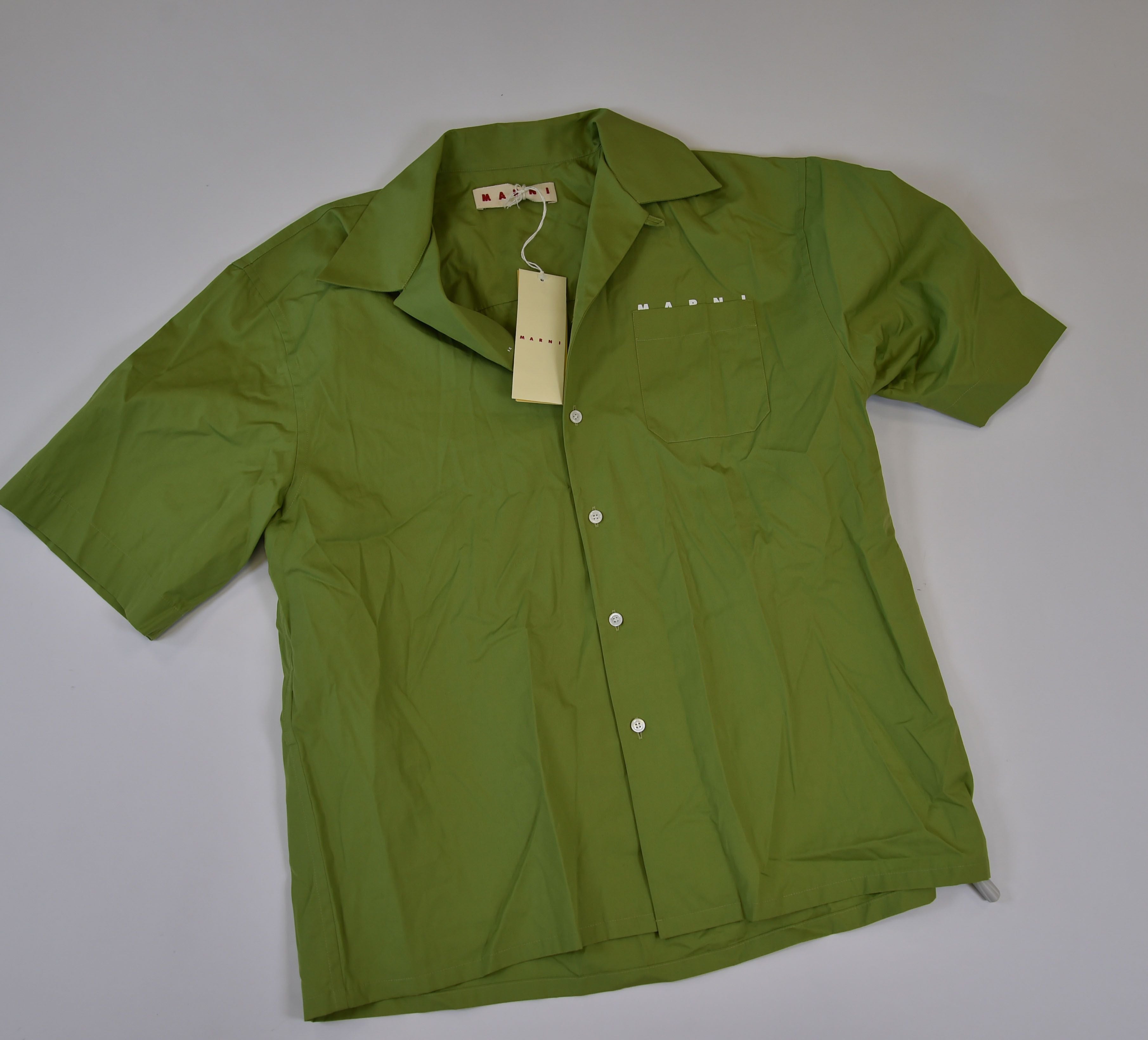 Marni Camp Collar Short-Sleeve Shirt - Image 2