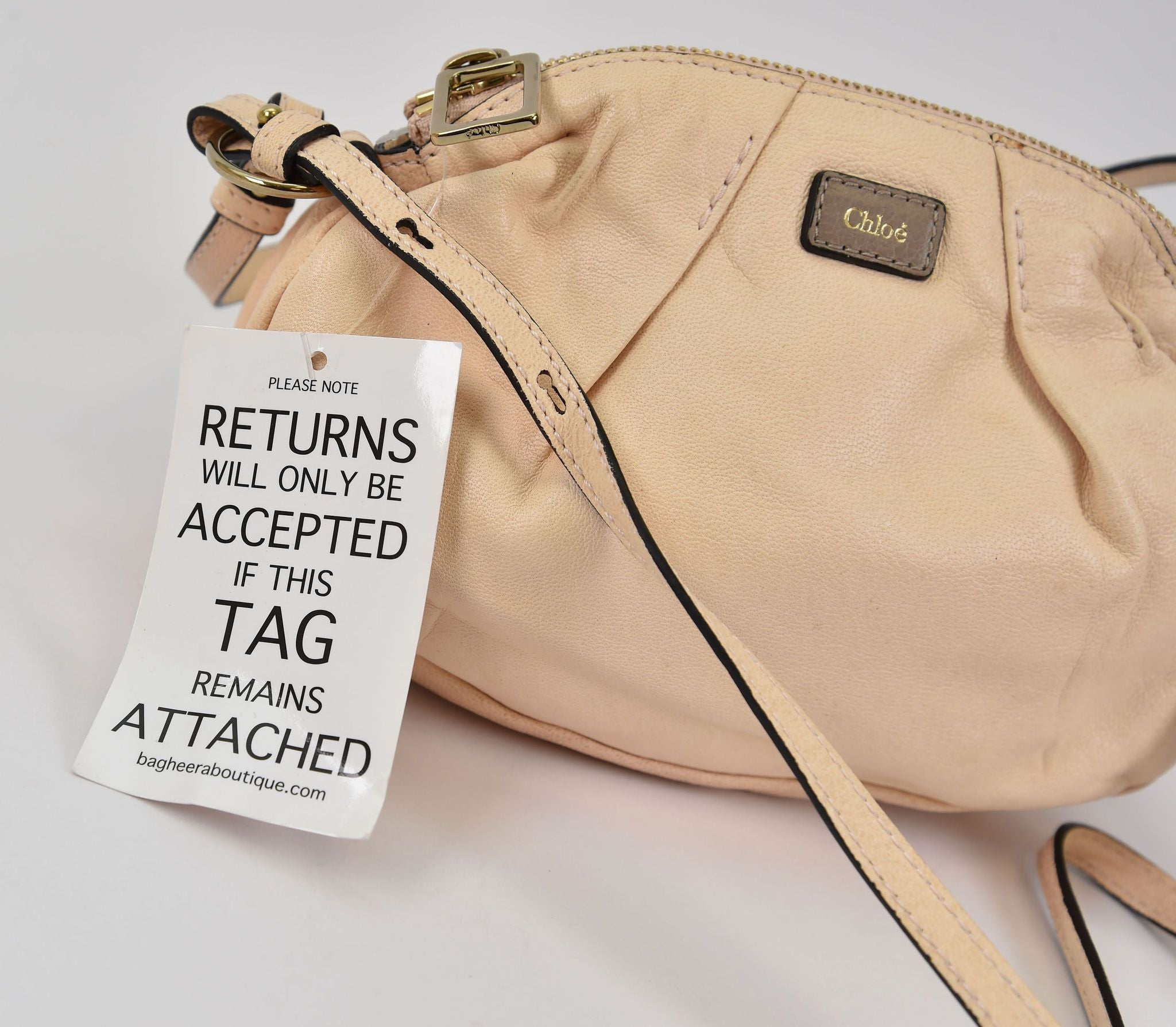 Chloé Paraty (possible - pleated soft leather crossbody/shoulder bag) - Image 2