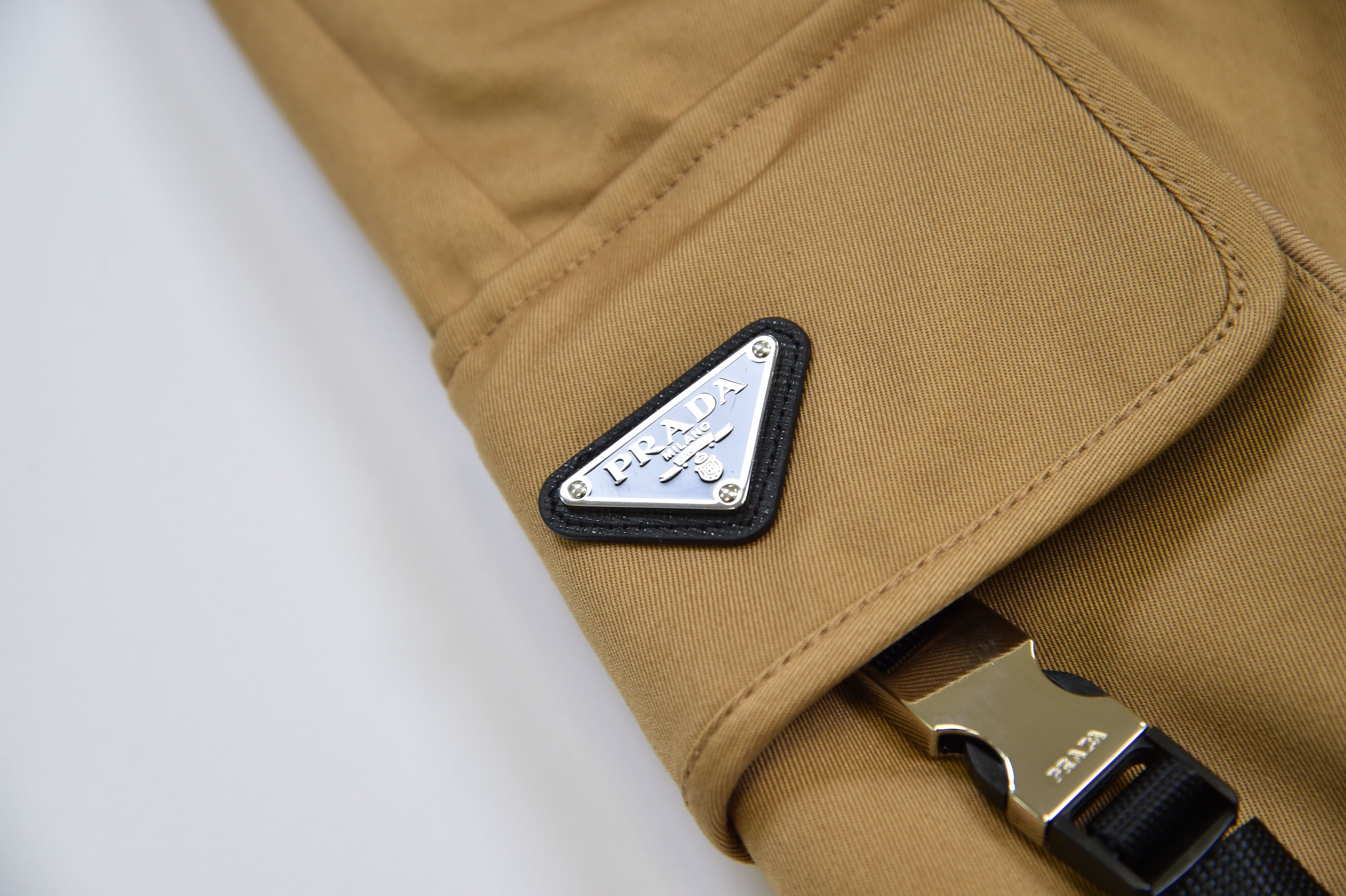 Prada Cargo Shorts with Buckle Pockets - Image 2