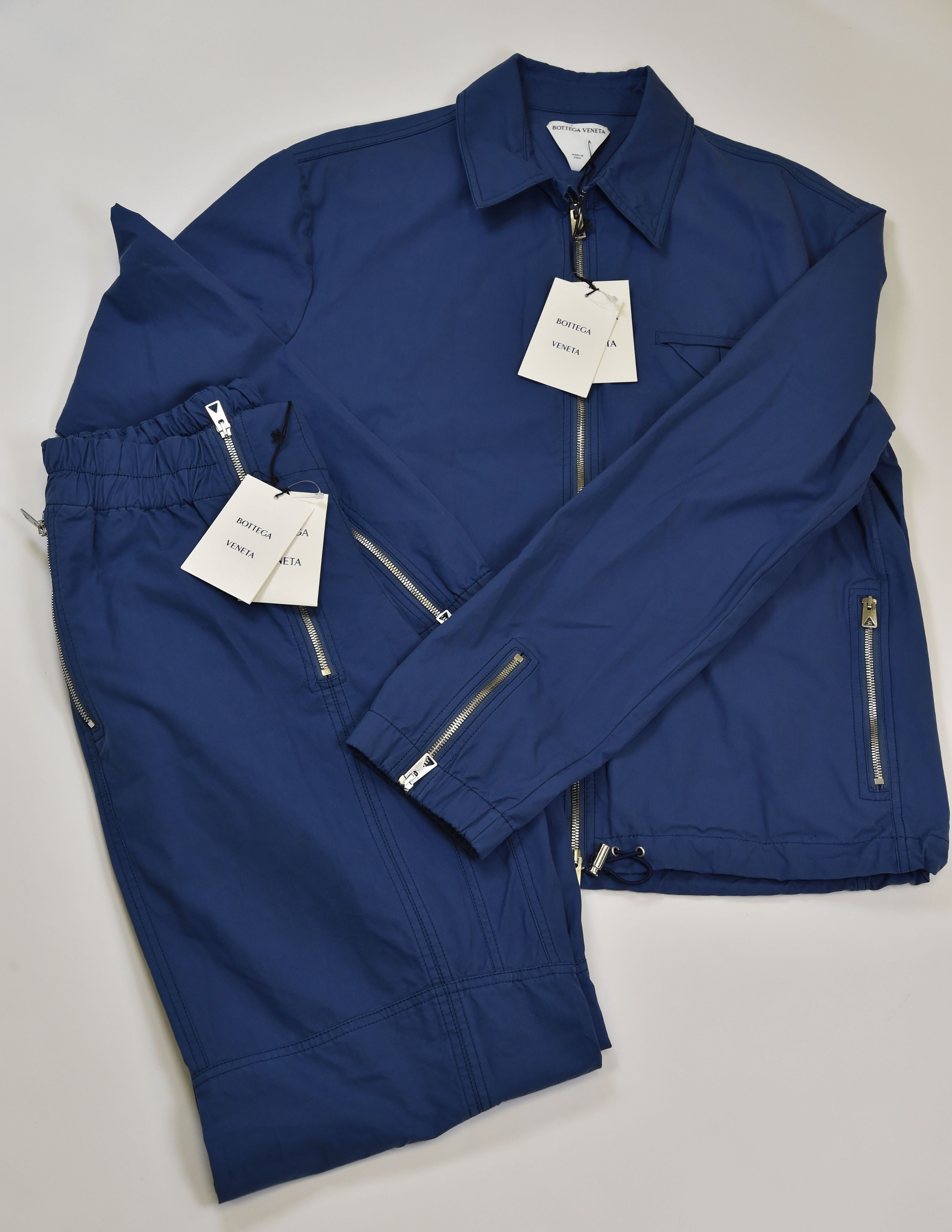 Bottega Veneta Zip-Front Technical Jacket and Drawstring Trouser Co-ord Set - Image 1