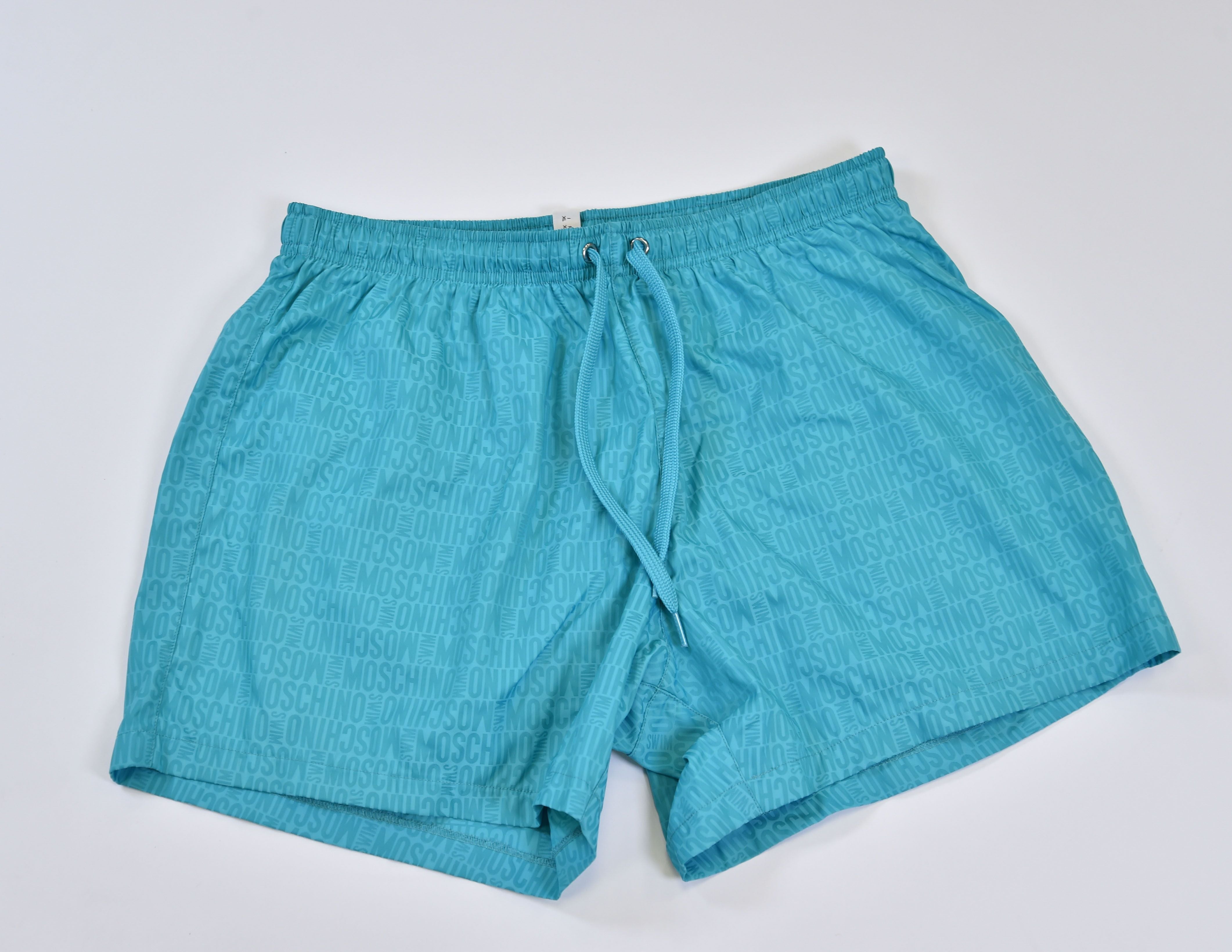 Moschino Moschino Swim allover logo print swim shorts - Image 1