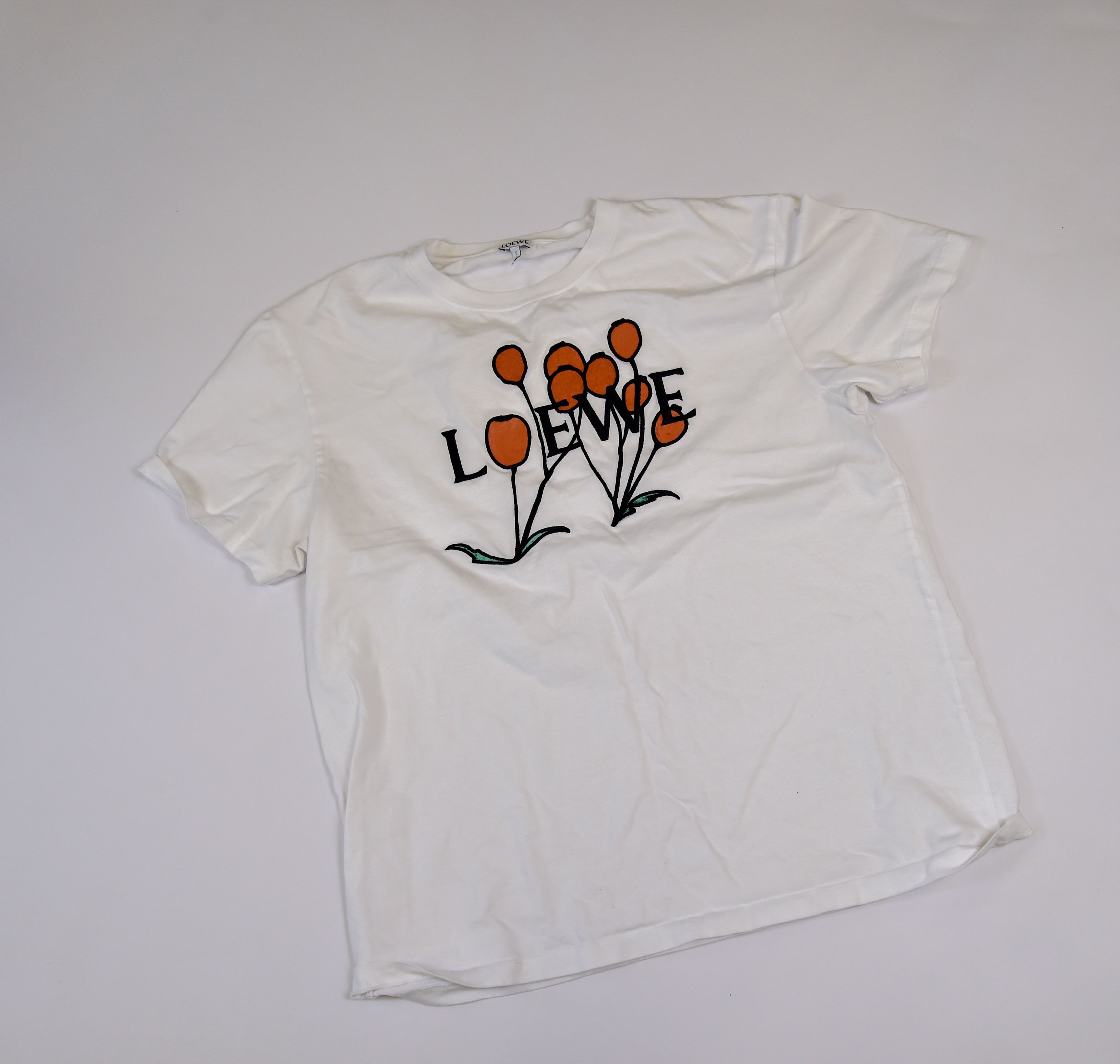 Loewe Floral Anagram Graphic T-Shirt - Image 1