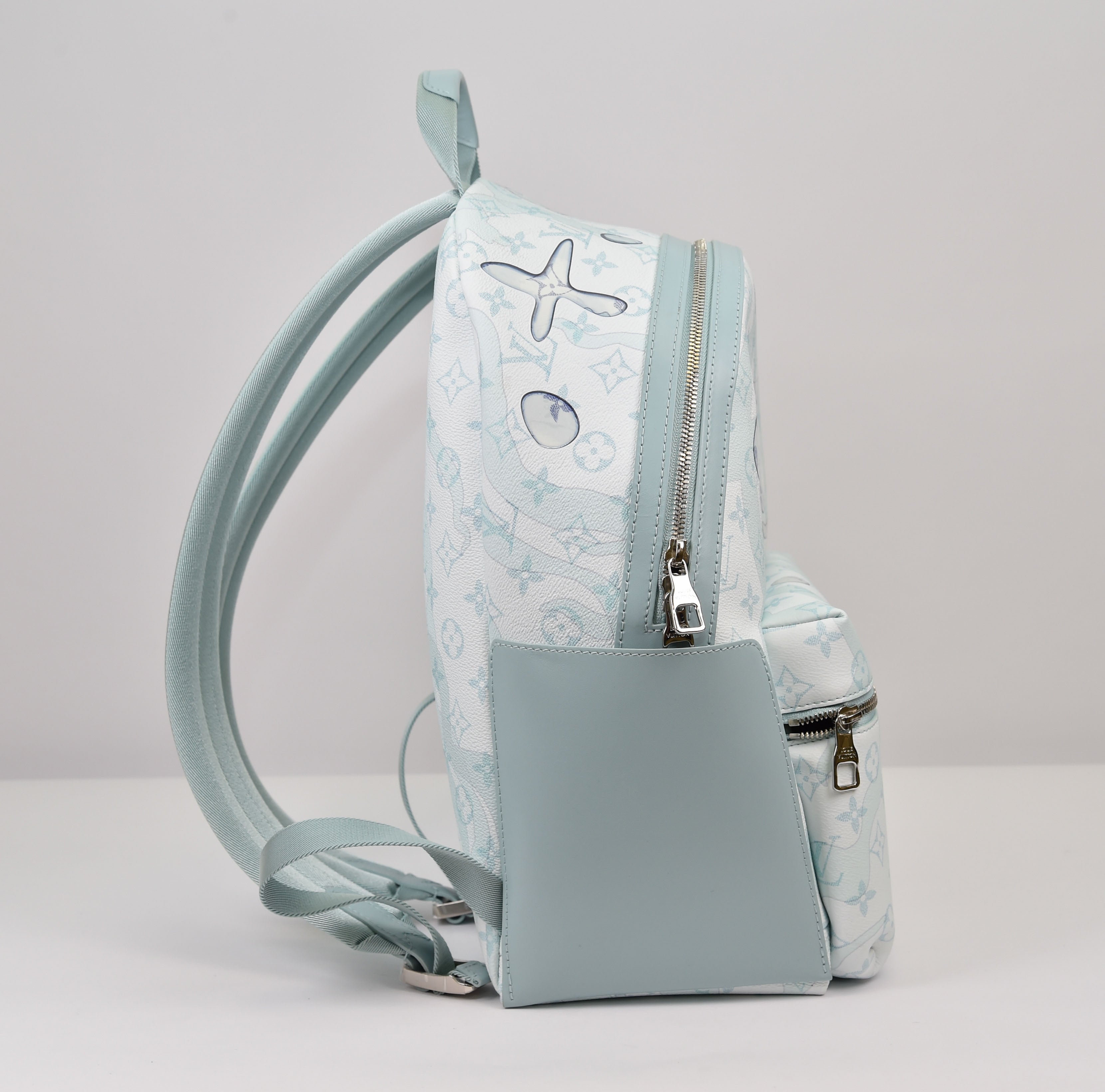Louis Vuitton Monogram Discovery Backpack PM Aqua Garden