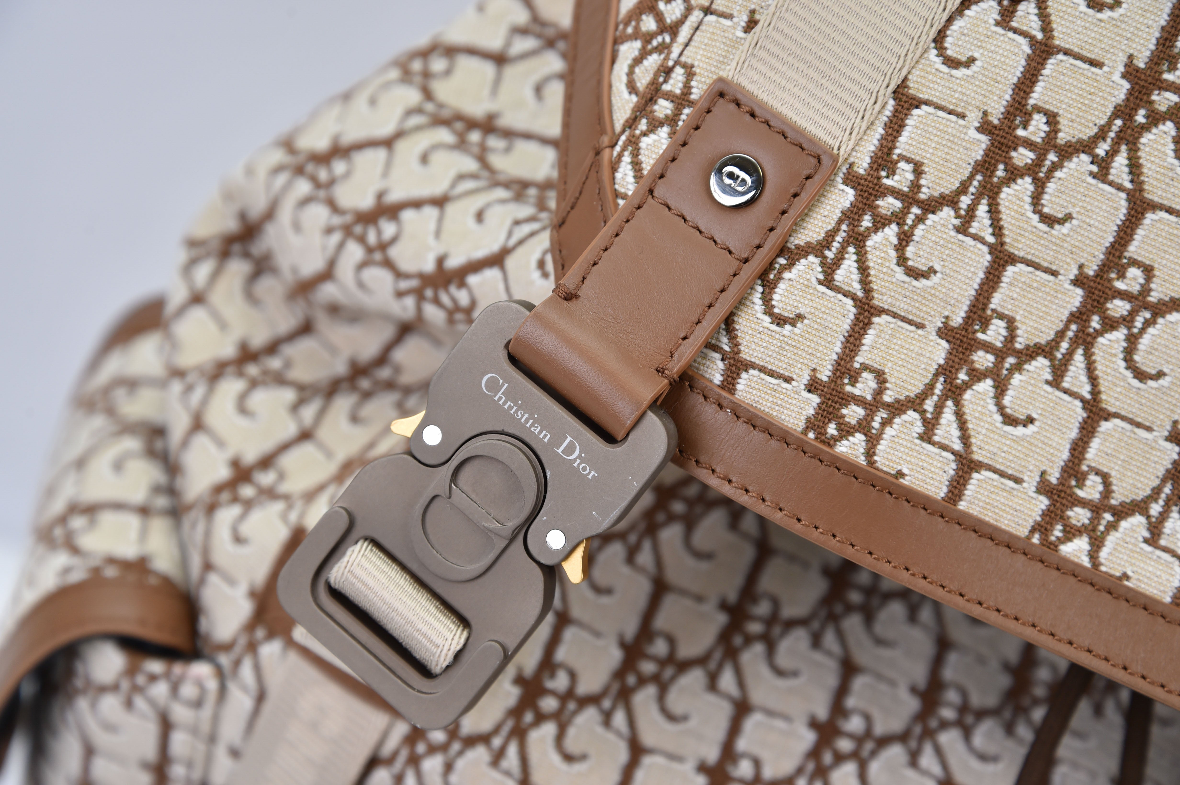 Dior x CACTUS JACK Hit The Road Backpack Coffee Brown