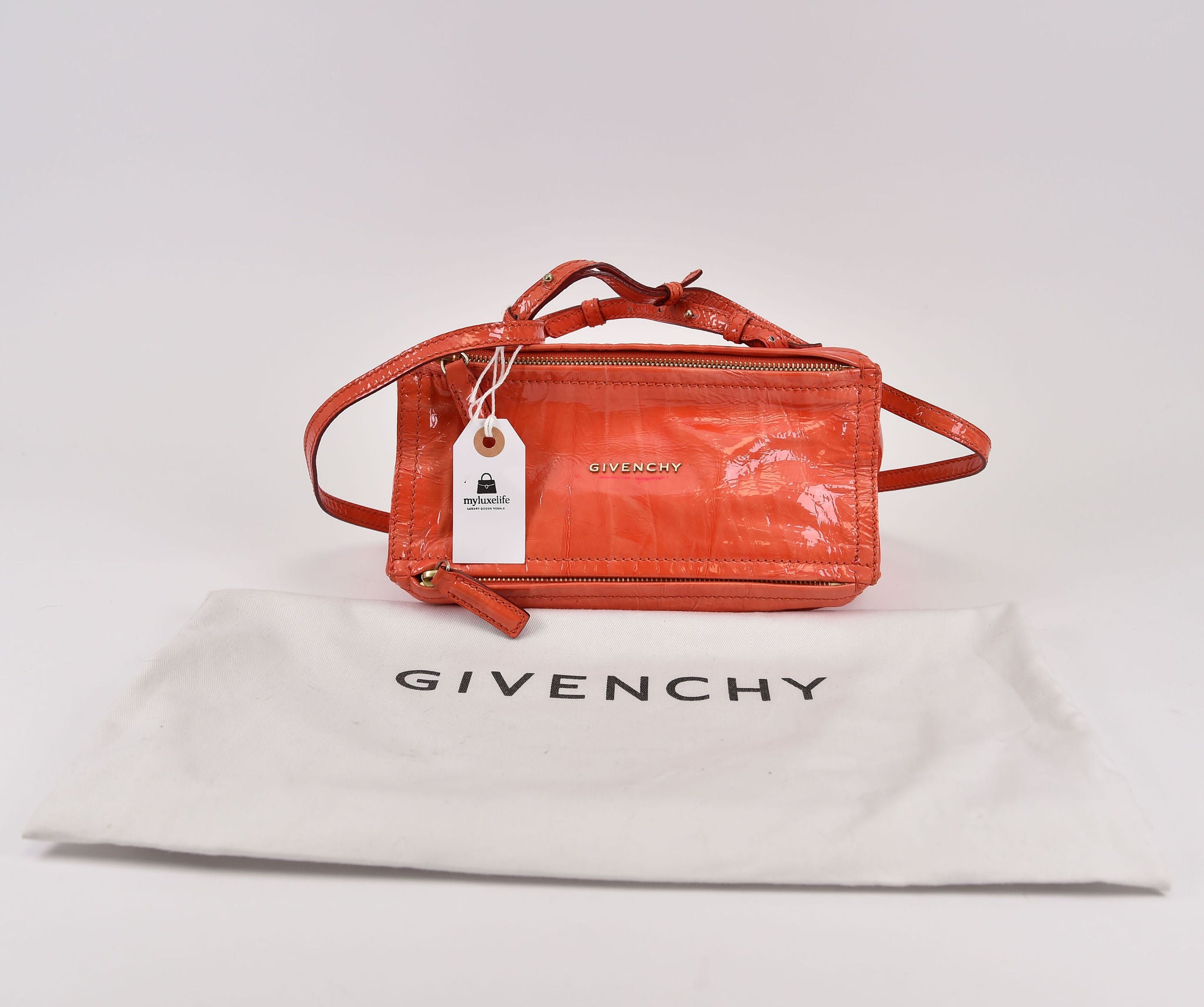 Givenchy Mini Pandora Bag in Patent Leather