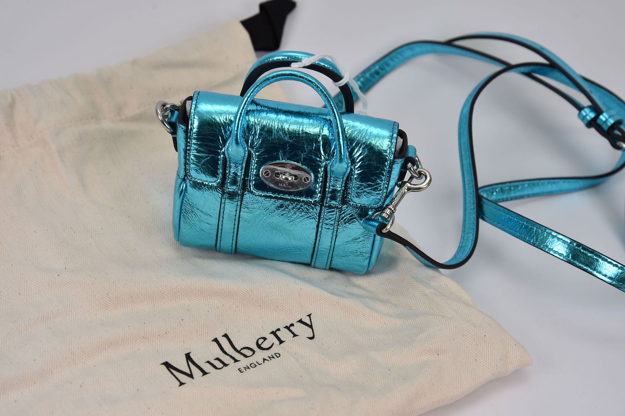 Mulberry Mini Bayswater Metallic Bag