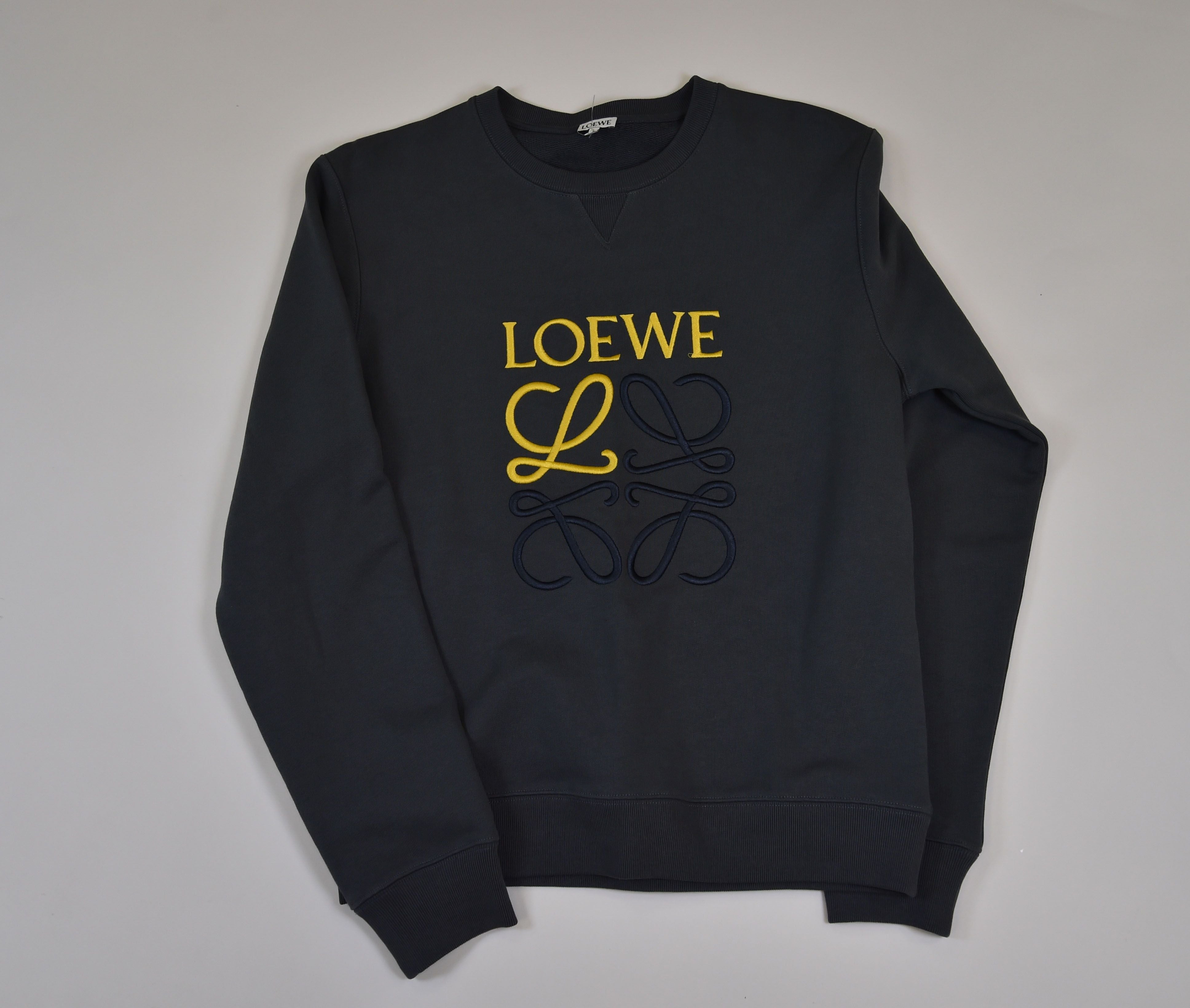 Loewe Anagram Embroidered Crewneck Sweatshirt - Image 1