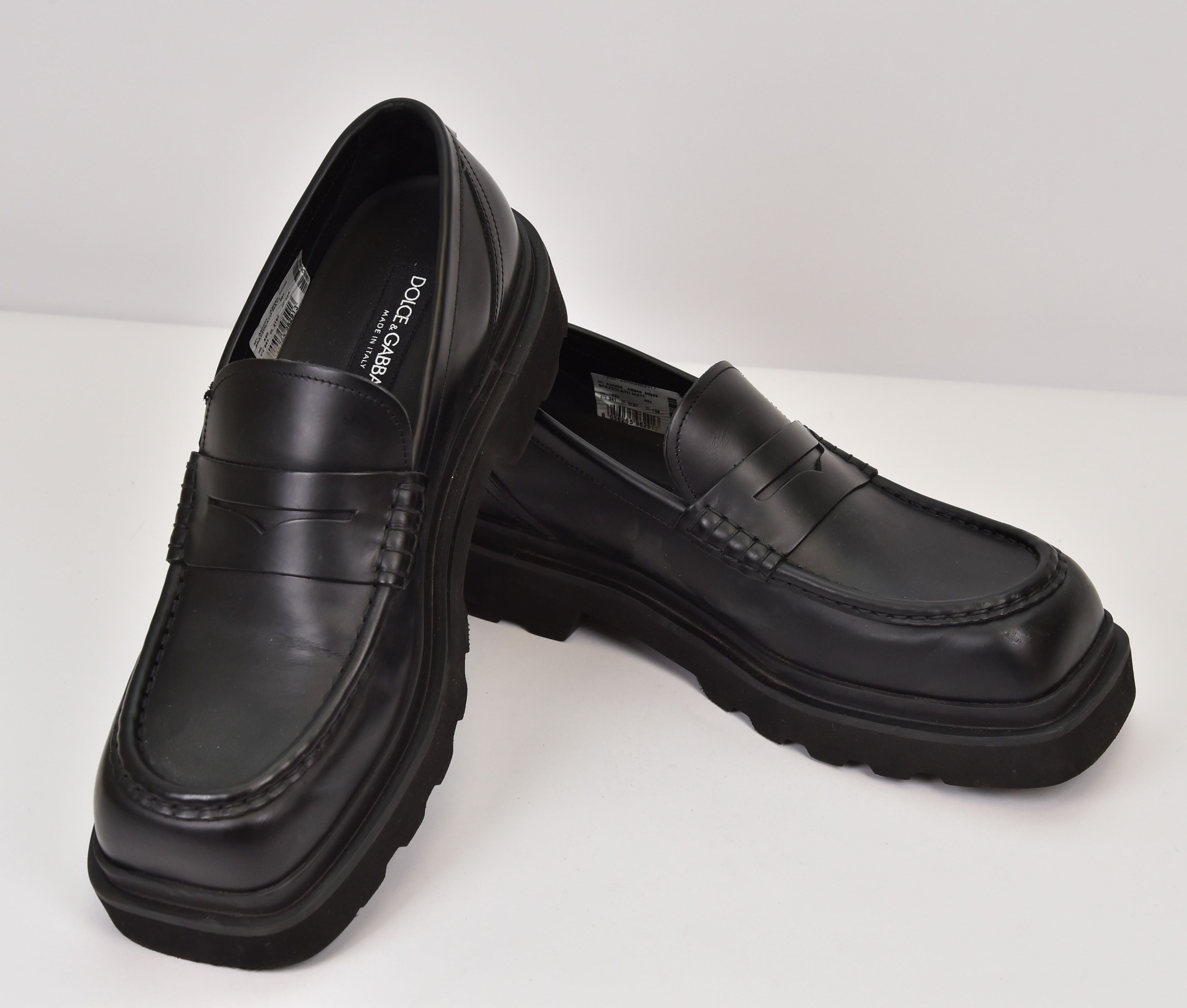 Dolce & Gabbana Chunky Sole Penny Loafer - Image 4