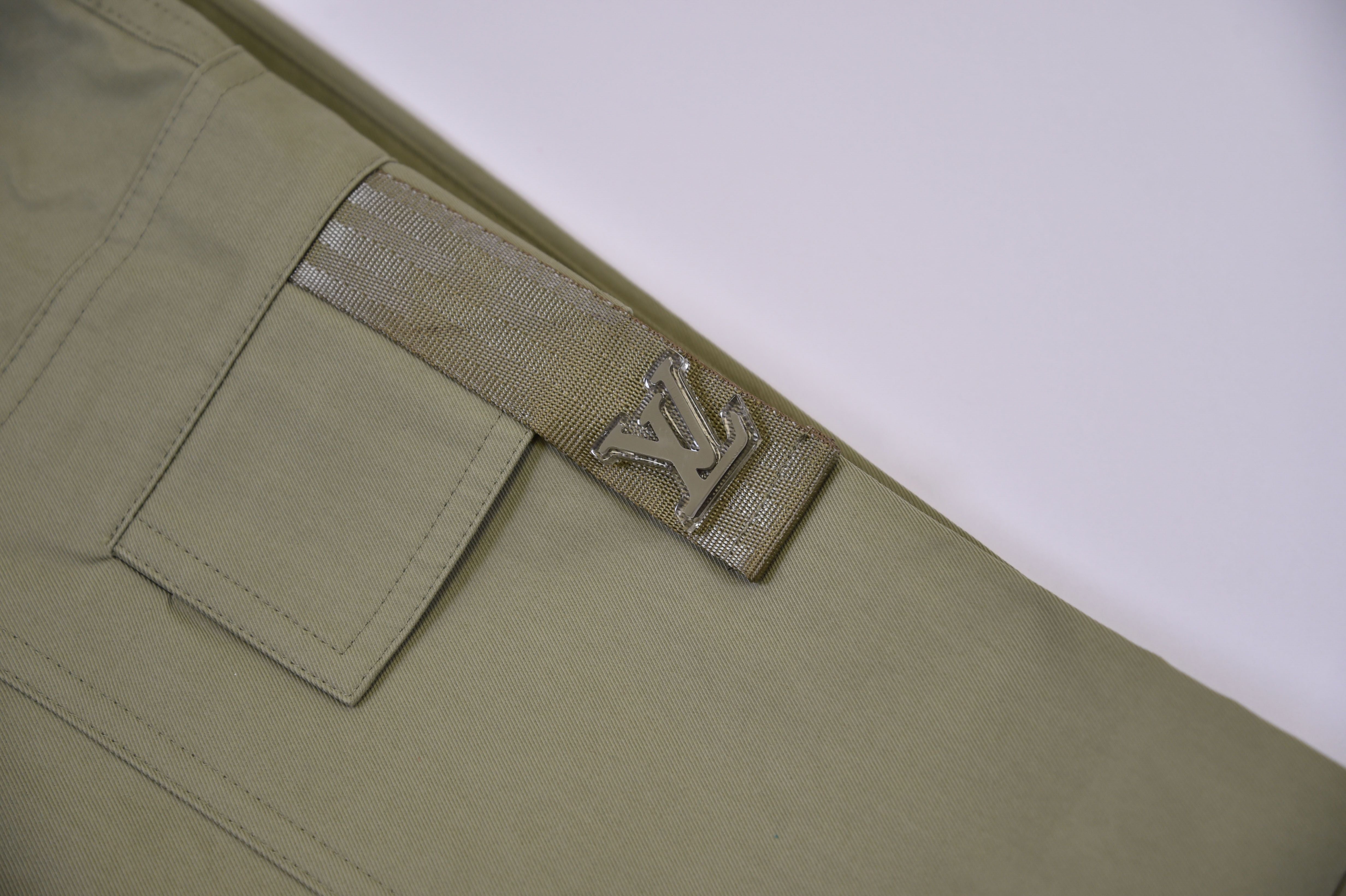 Louis Vuitton Cargo Trousers (LV Monogram Webbing Tab Utility Pant) - Image 1