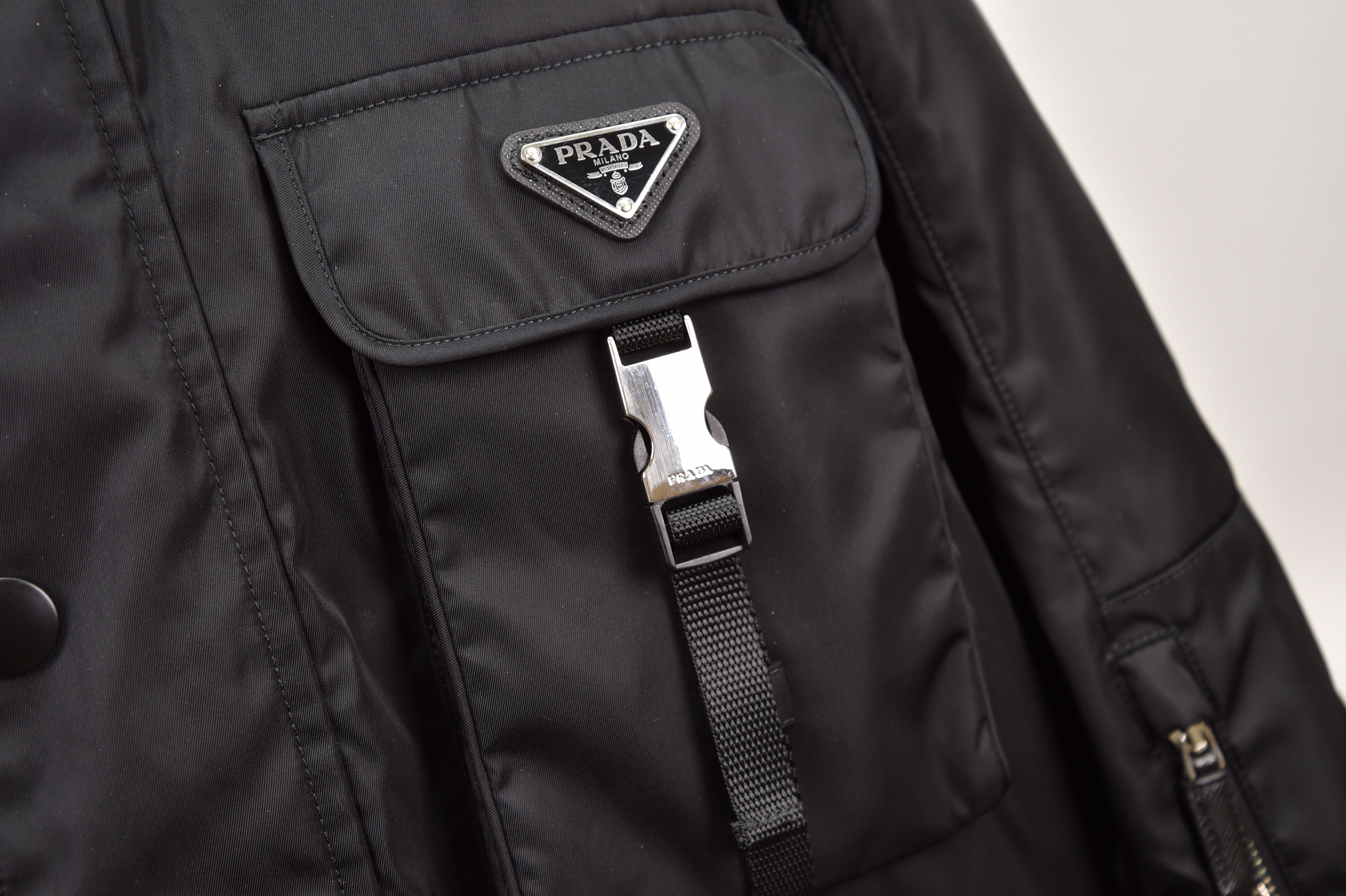 Prada Nylon Technical Cargo Jacket with Detachable Gilet (Linea Rossa style) - Image 7