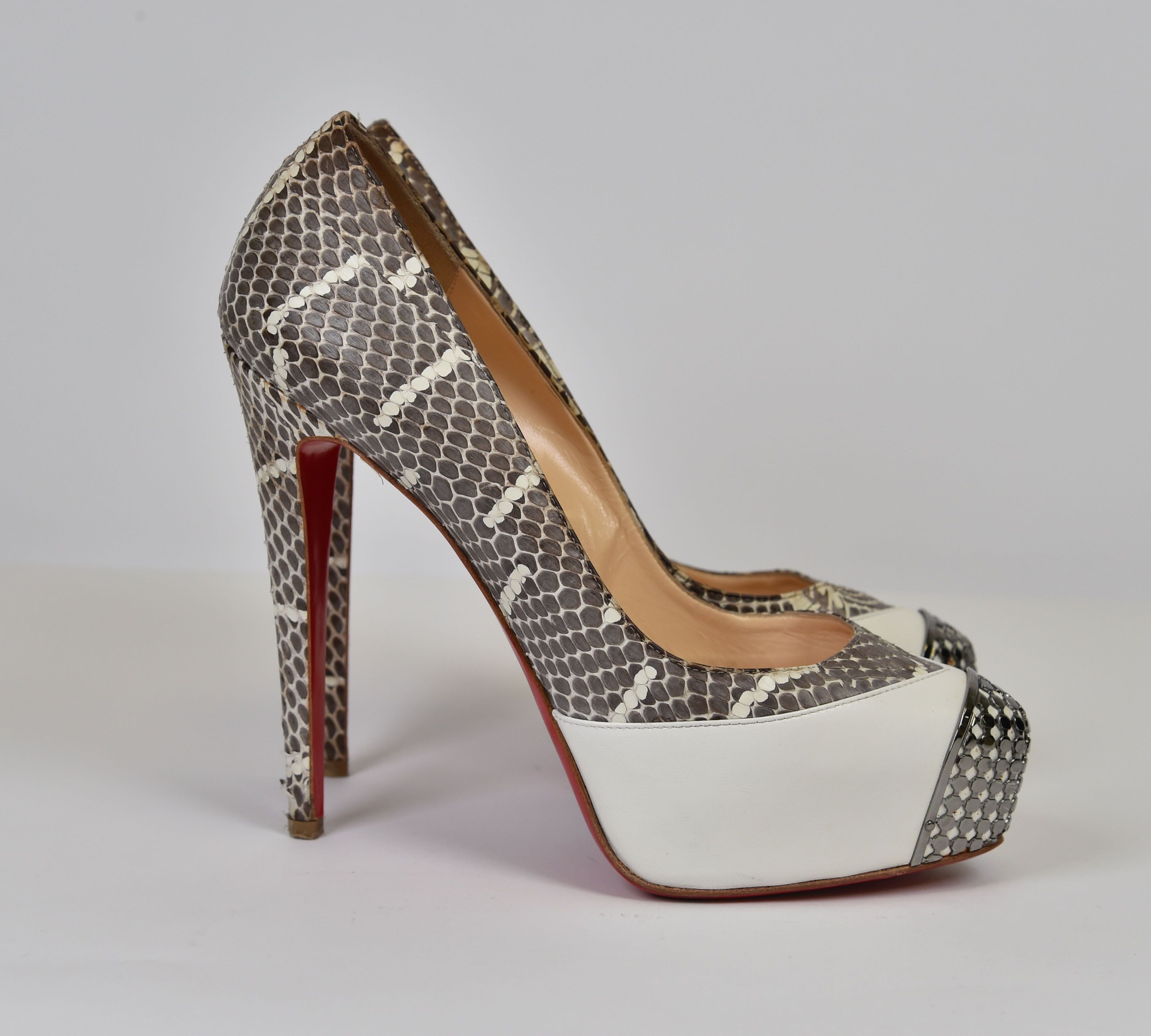 Christian Louboutin Daffodile (python cap-toe platform pump) - Image 14