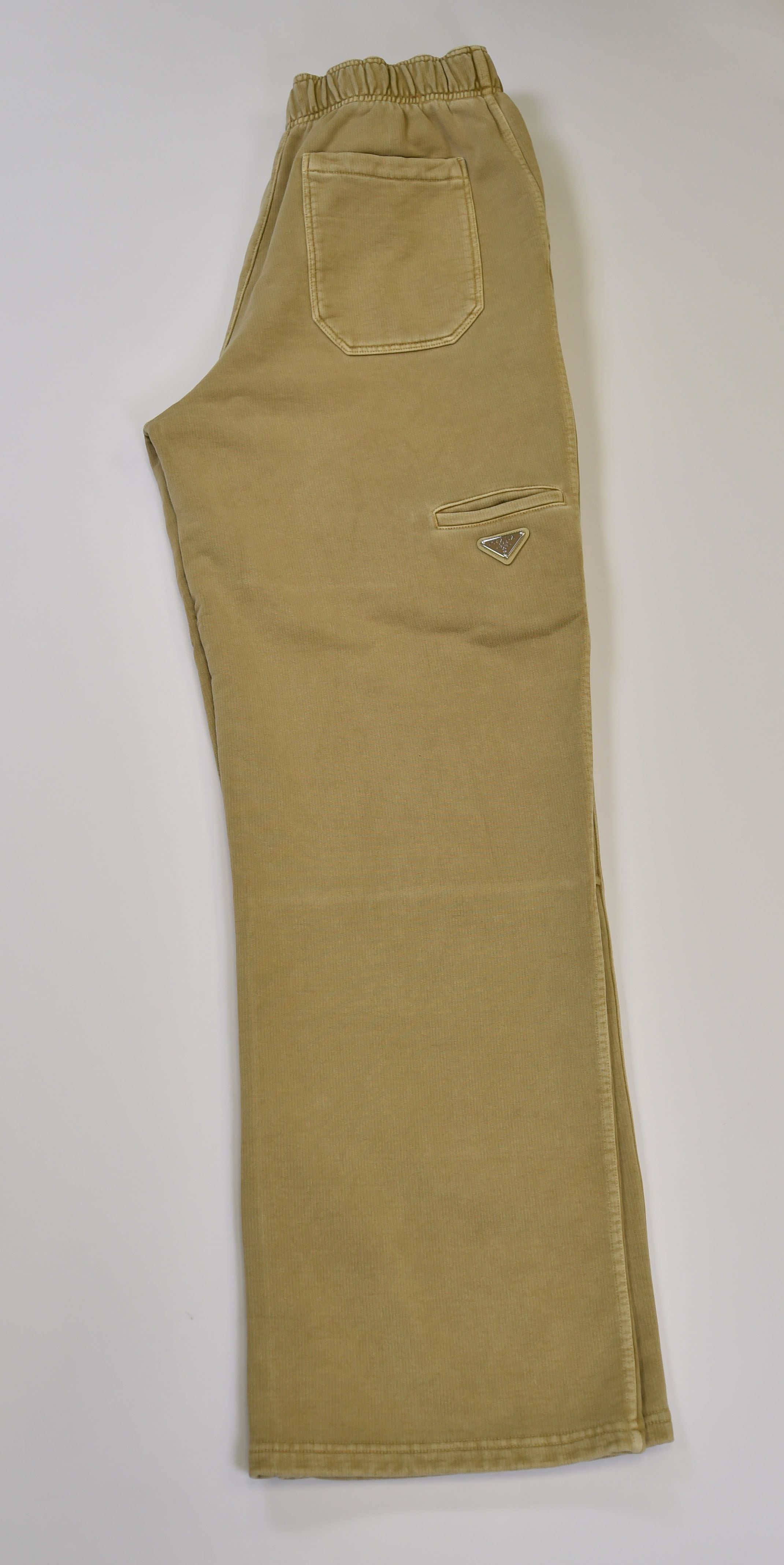 Prada Cotton Gabardine Cargo Trousers (jogger-style with elasticated cuffs) - Image 4