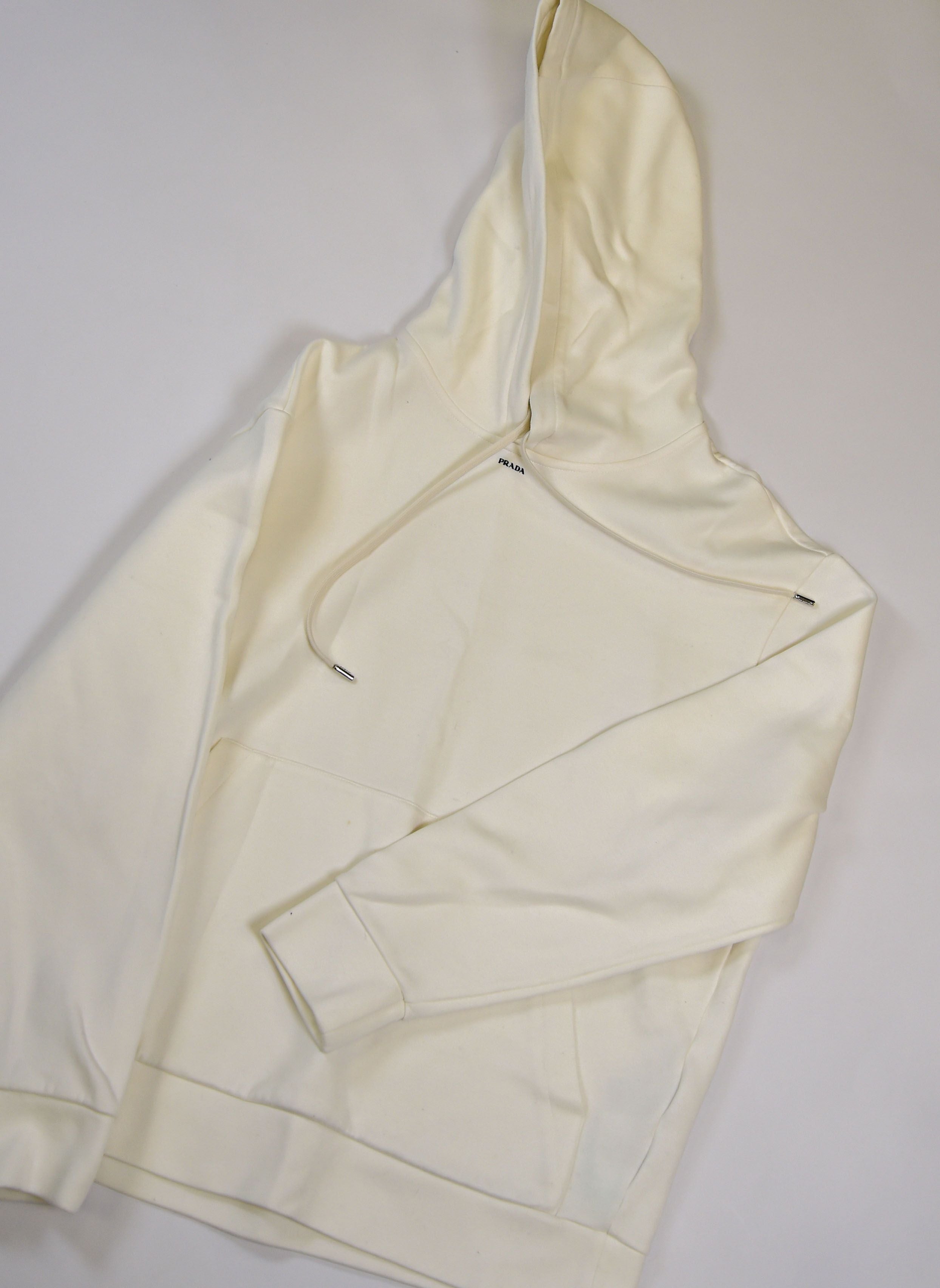 Louis Vuitton Hooded Sweatshirt with Pearl Drawstring Detail - Image 11