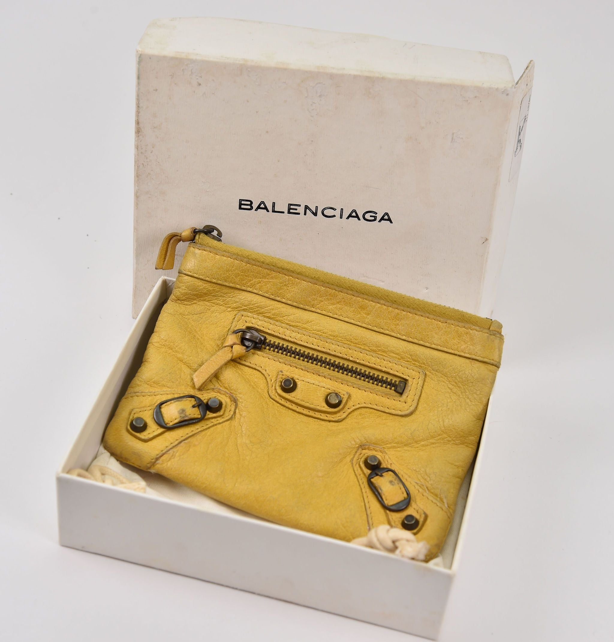 Balenciaga Classic Studs Zip Pouch / Coin Purse (Giant Hardware) - Image 1