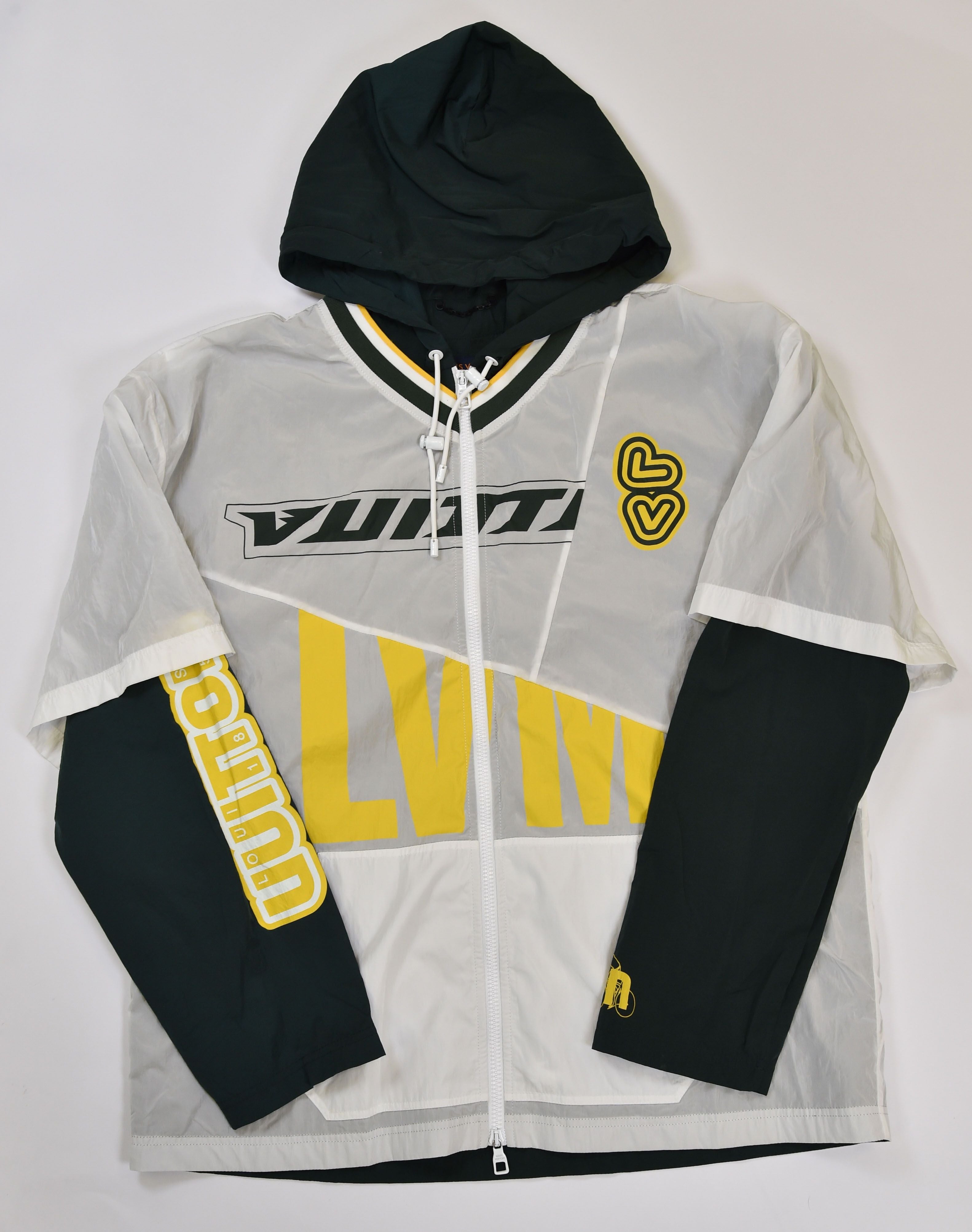 Louis Vuitton (attributed/unconfirmed) Motocross-style zip hoodie / racing jersey jacket - Image 5