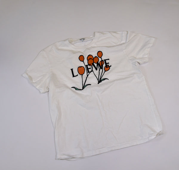 Loewe Floral Anagram Graphic T-Shirt - Image 1