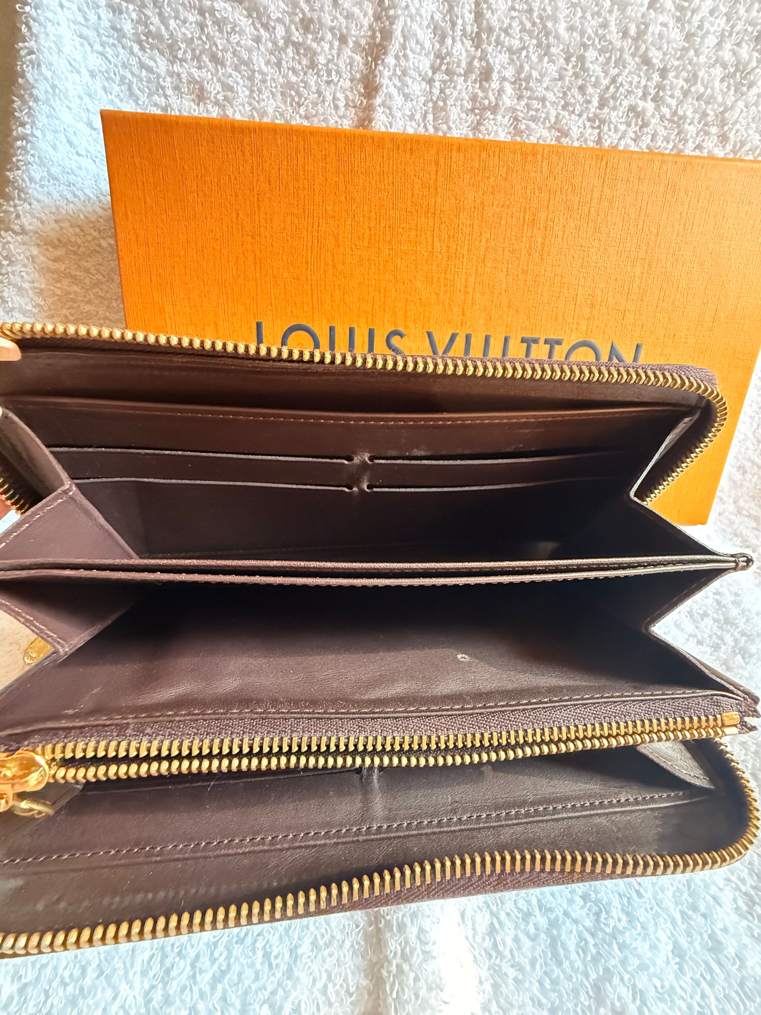 Louis Vuitton Zippy Wallet - Monogram Vernis Rayures (Striped) - Image 3