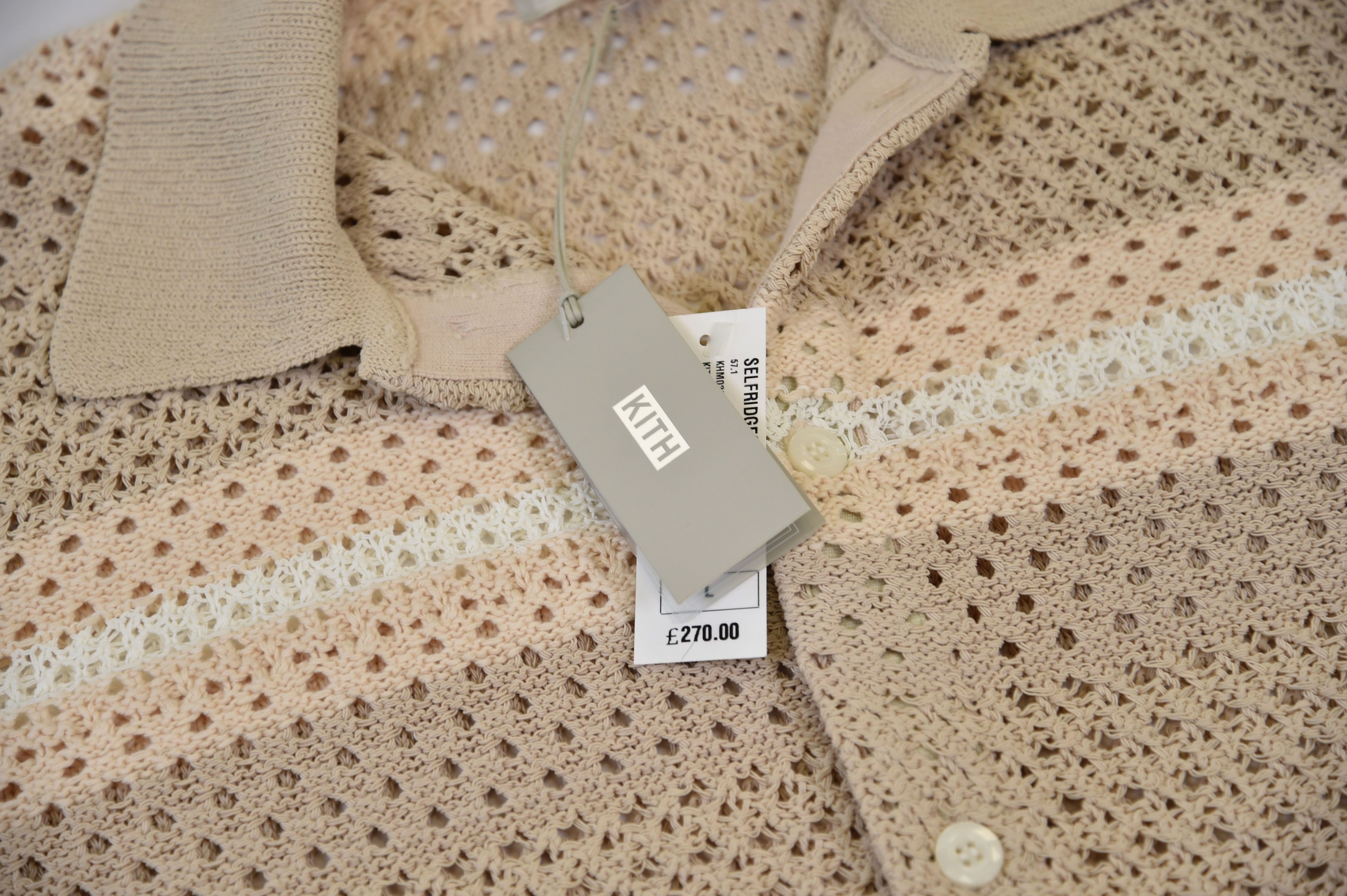 Kith Crochet Knit Camp Collar Shirt - Image 2