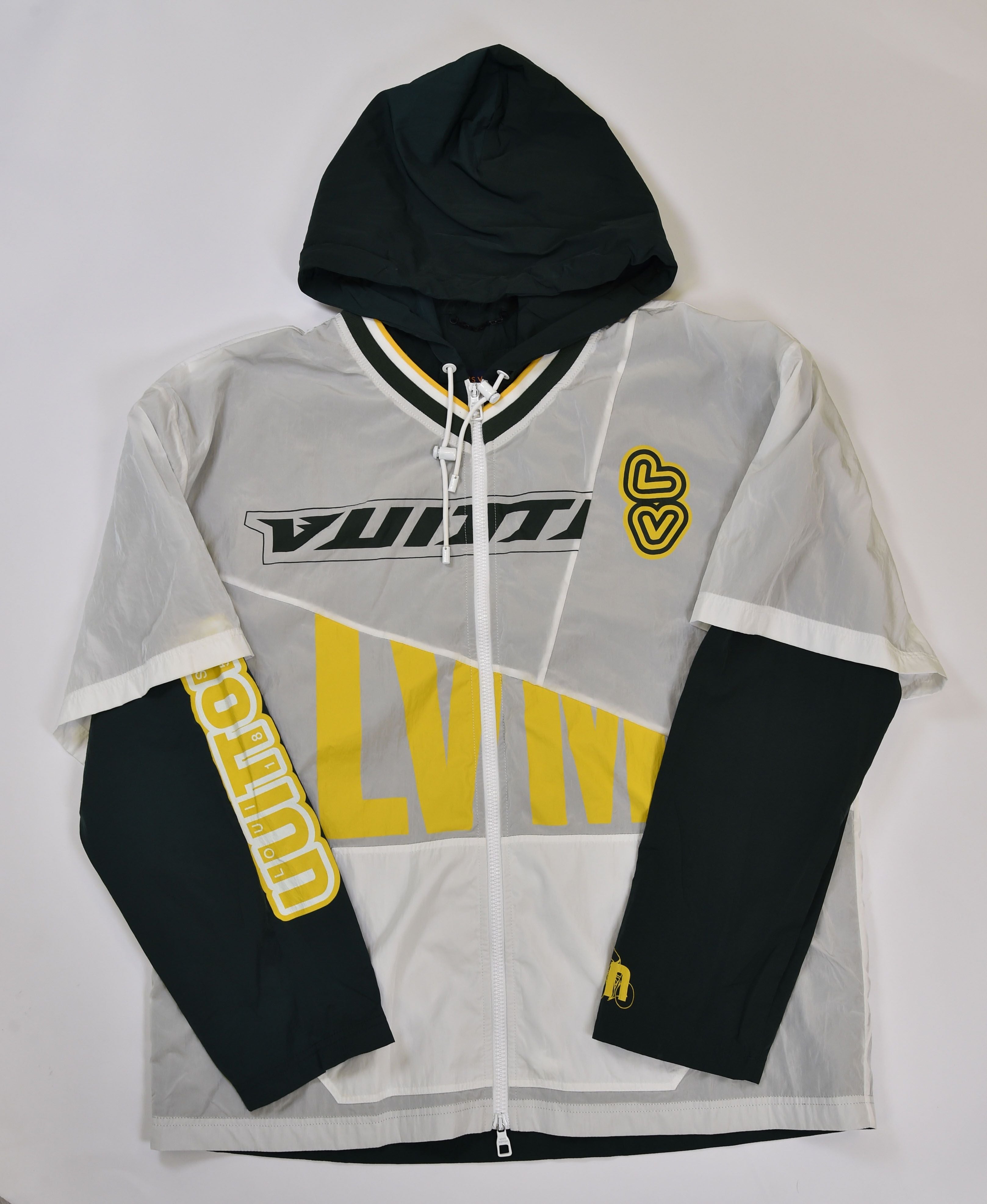 Louis Vuitton (attributed/unconfirmed) Motocross-style zip hoodie / racing jersey jacket - Image 3