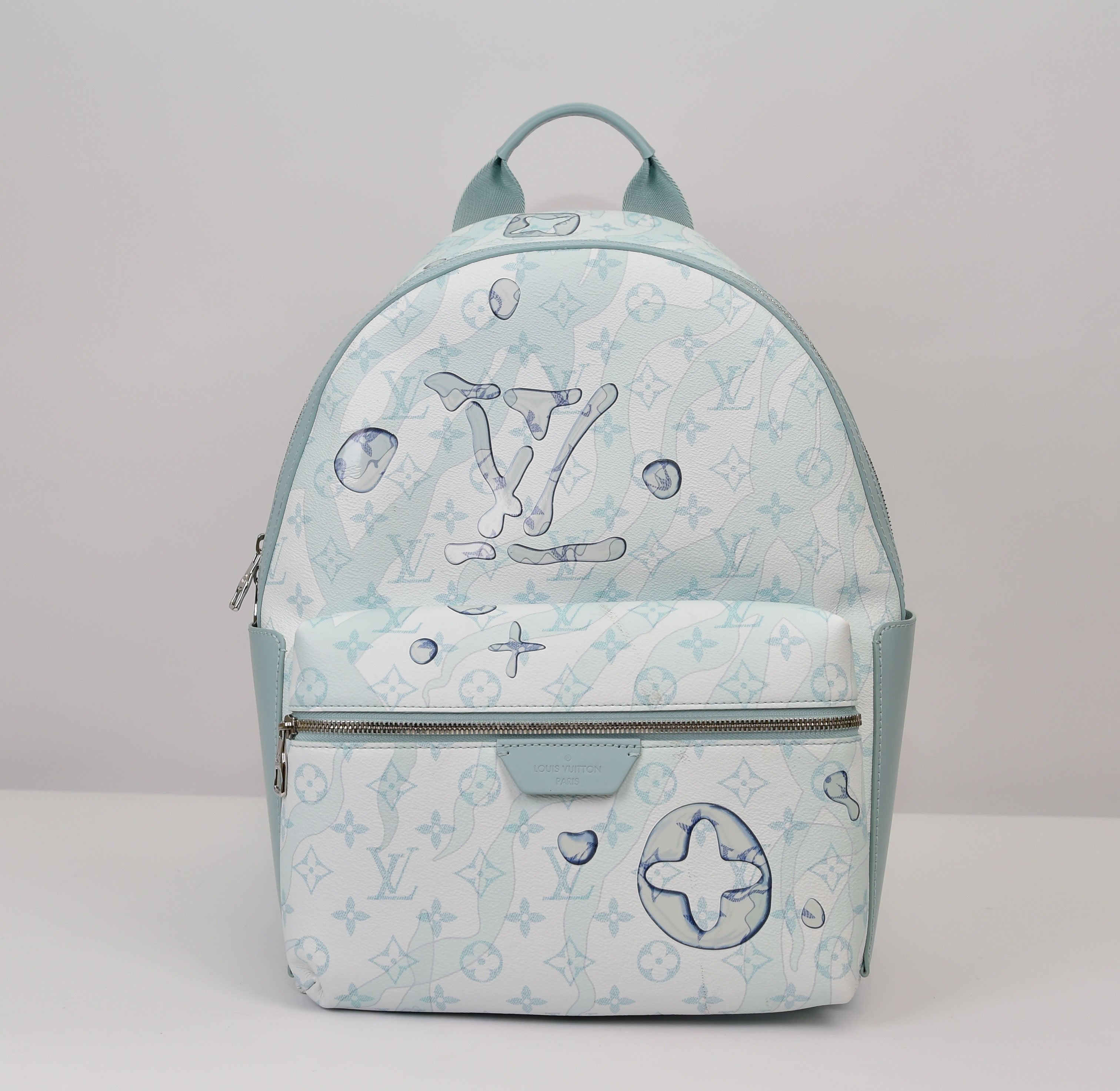 Louis Vuitton Monogram Discovery Backpack PM Aqua Garden