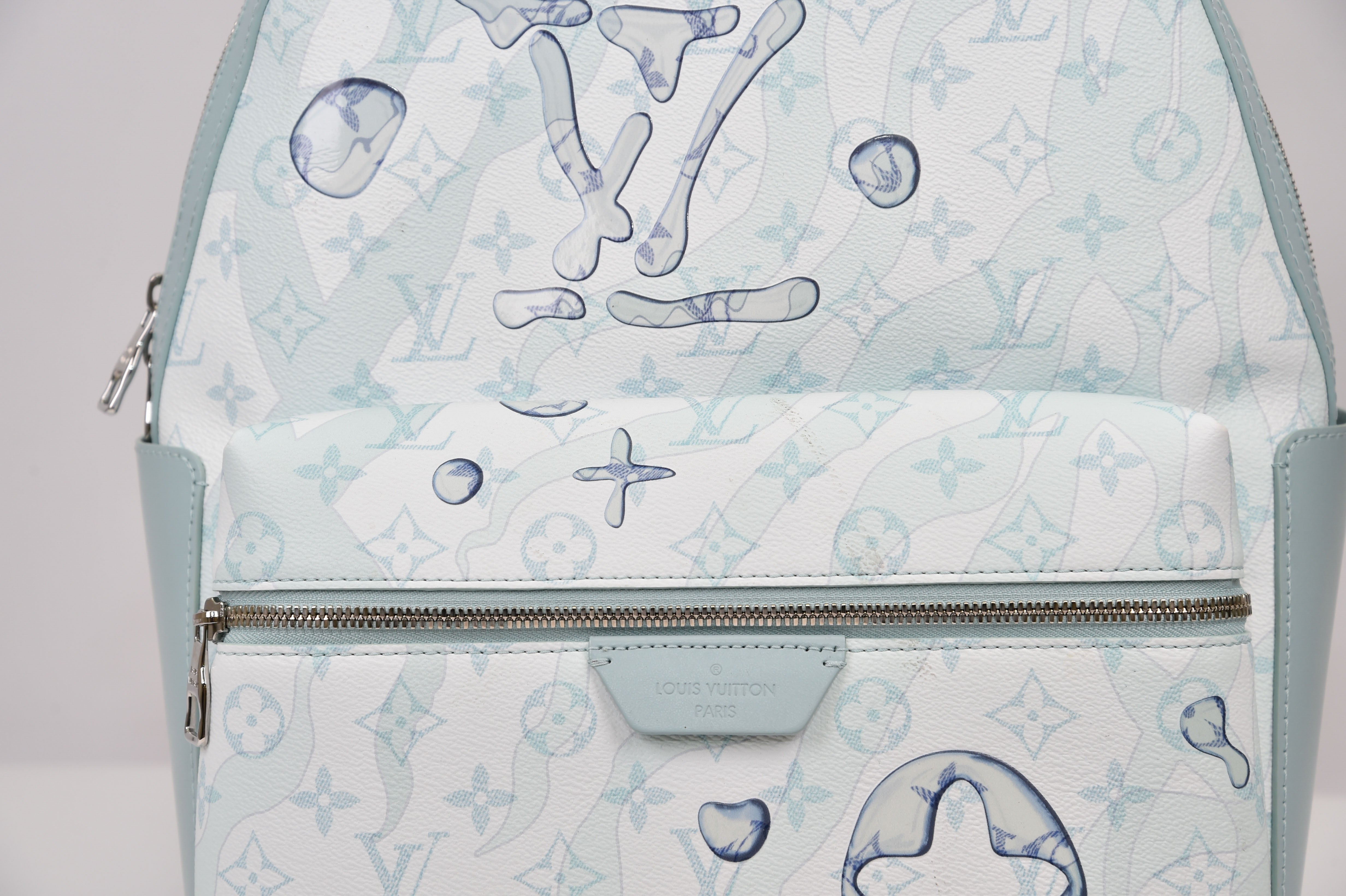 Louis Vuitton Monogram Discovery Backpack PM Aqua Garden