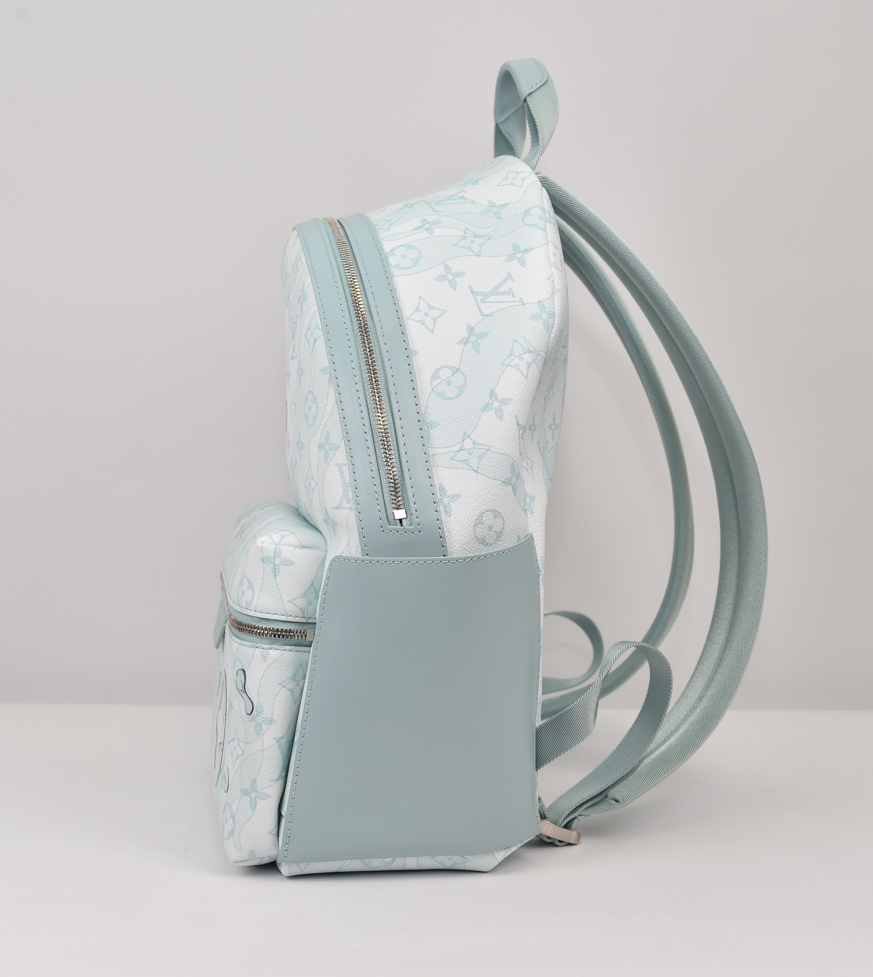 Louis Vuitton Monogram Discovery Backpack PM Aqua Garden