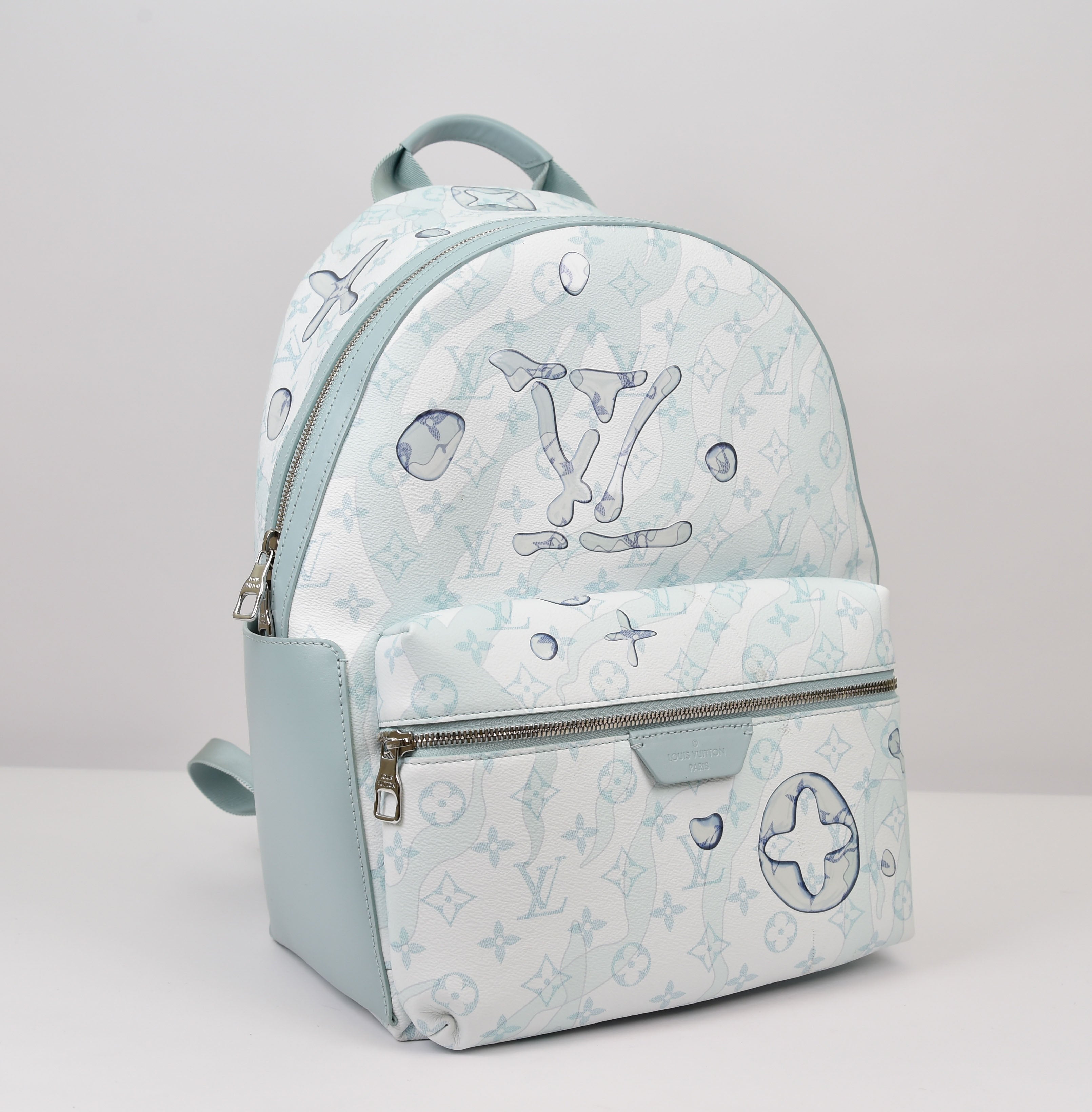Louis Vuitton Monogram Discovery Backpack PM Aqua Garden
