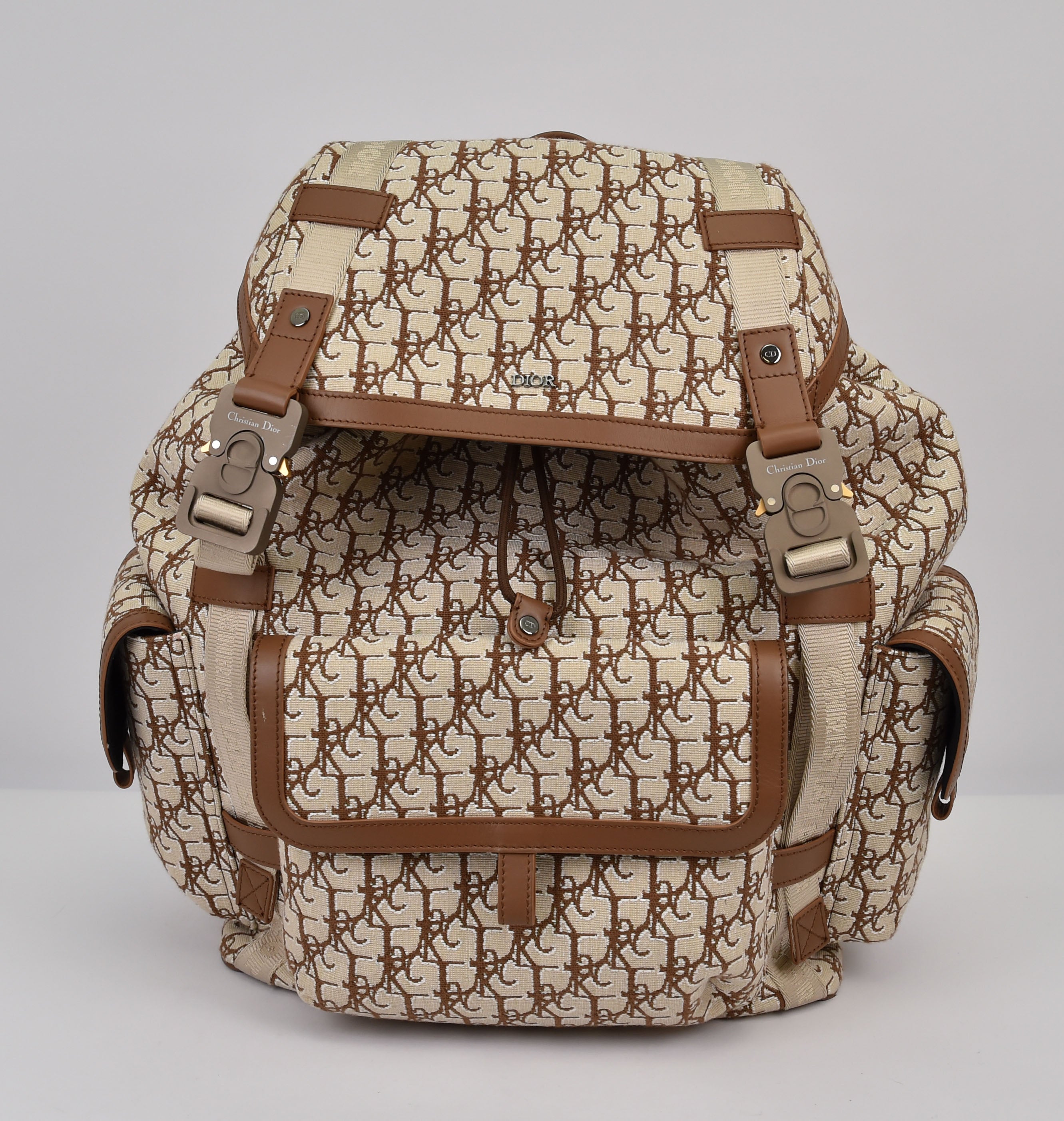Dior x CACTUS JACK Hit The Road Backpack Coffee Brown