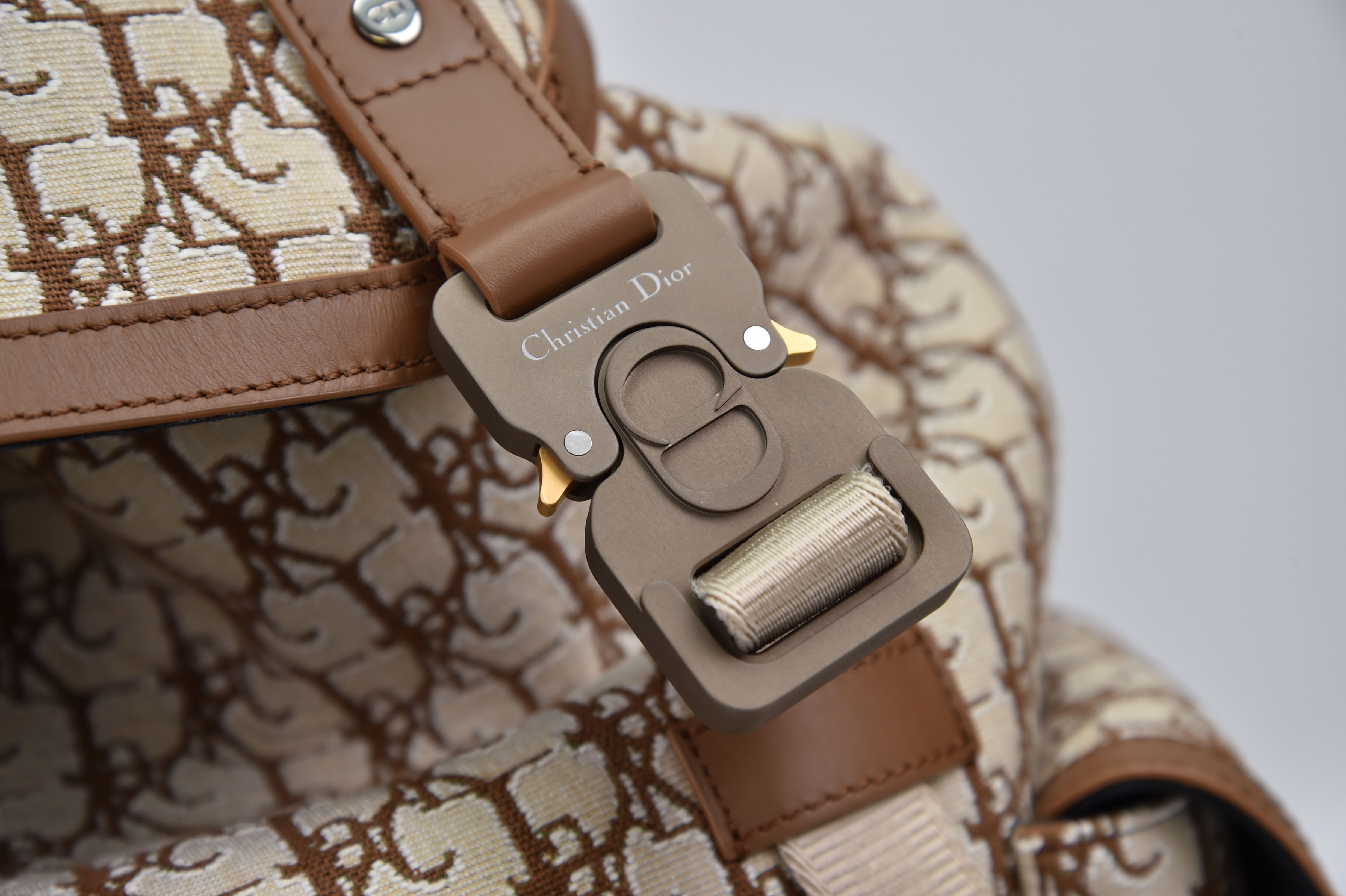 Dior x CACTUS JACK Hit The Road Backpack Coffee Brown