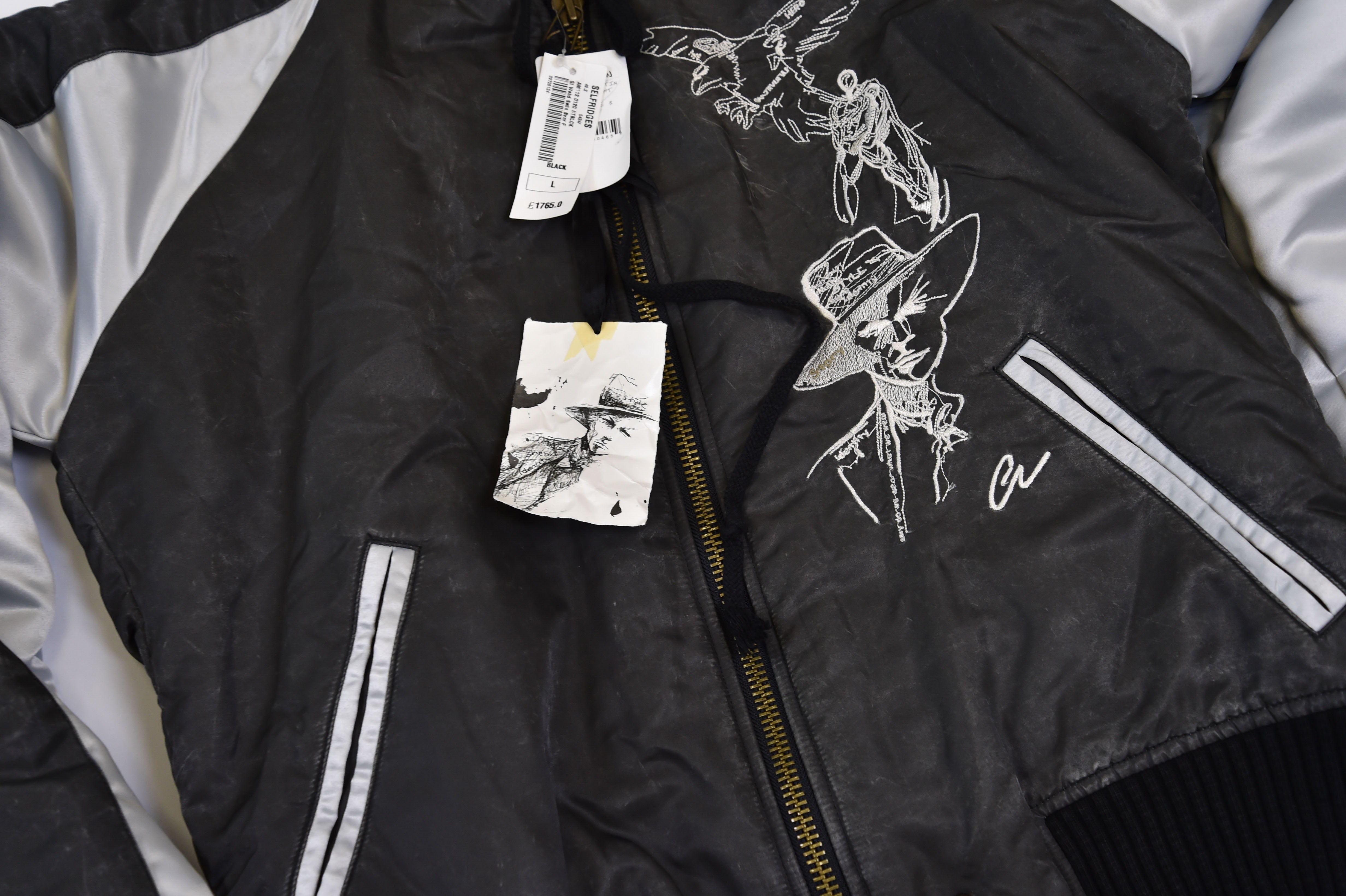Greg Lauren Bomber Jacket size L