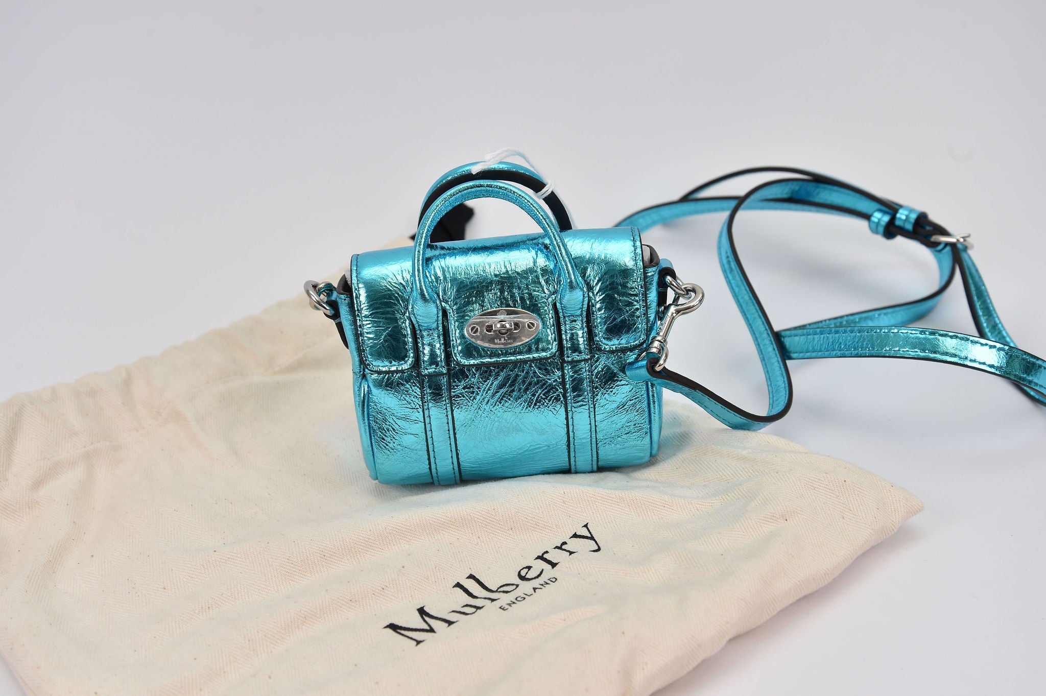Mulberry Mini Bayswater Metallic Bag