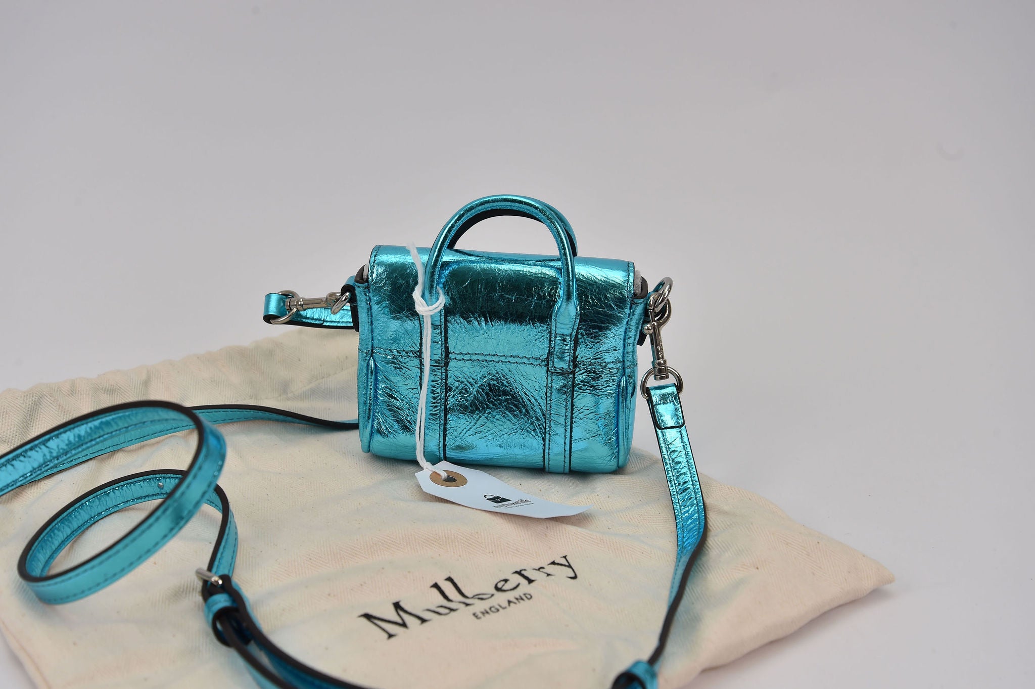 Mulberry Mini Bayswater Metallic Bag